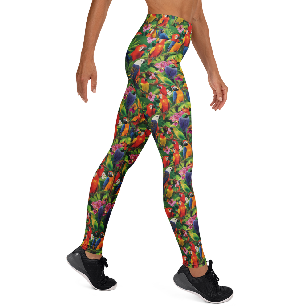 Tropical Bird Yoga Pants | GearBunch