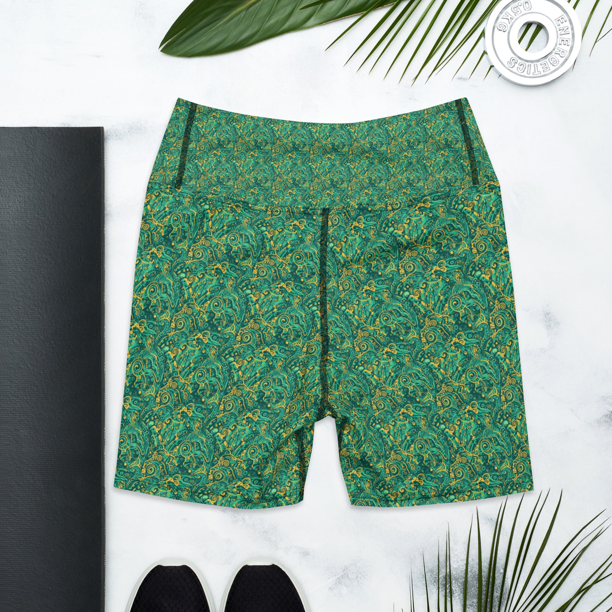Dragon Hills Fantasy Yoga Shorts | GearBunch