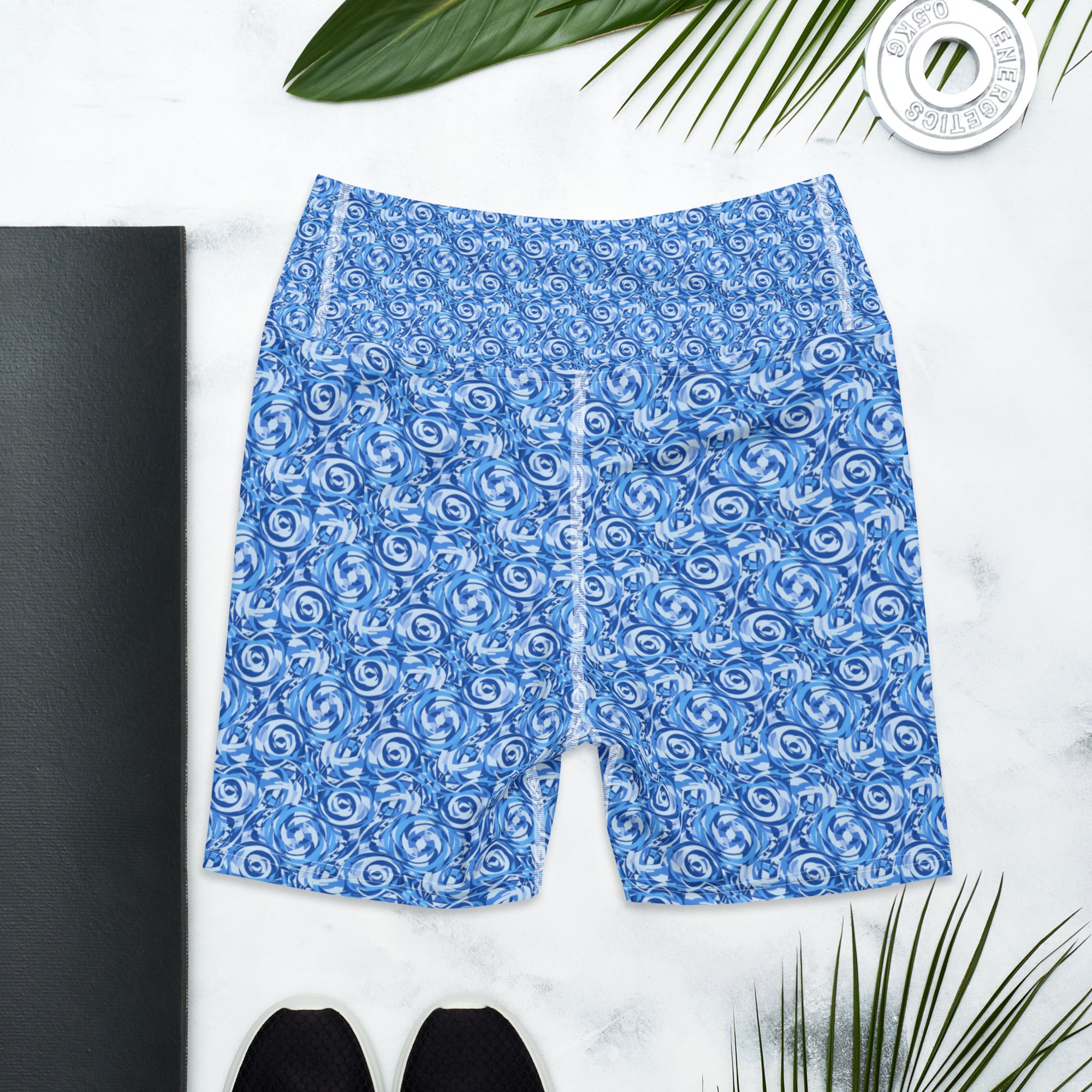 Illusionary Boat Ride Yoga Shorts | GearBunch
