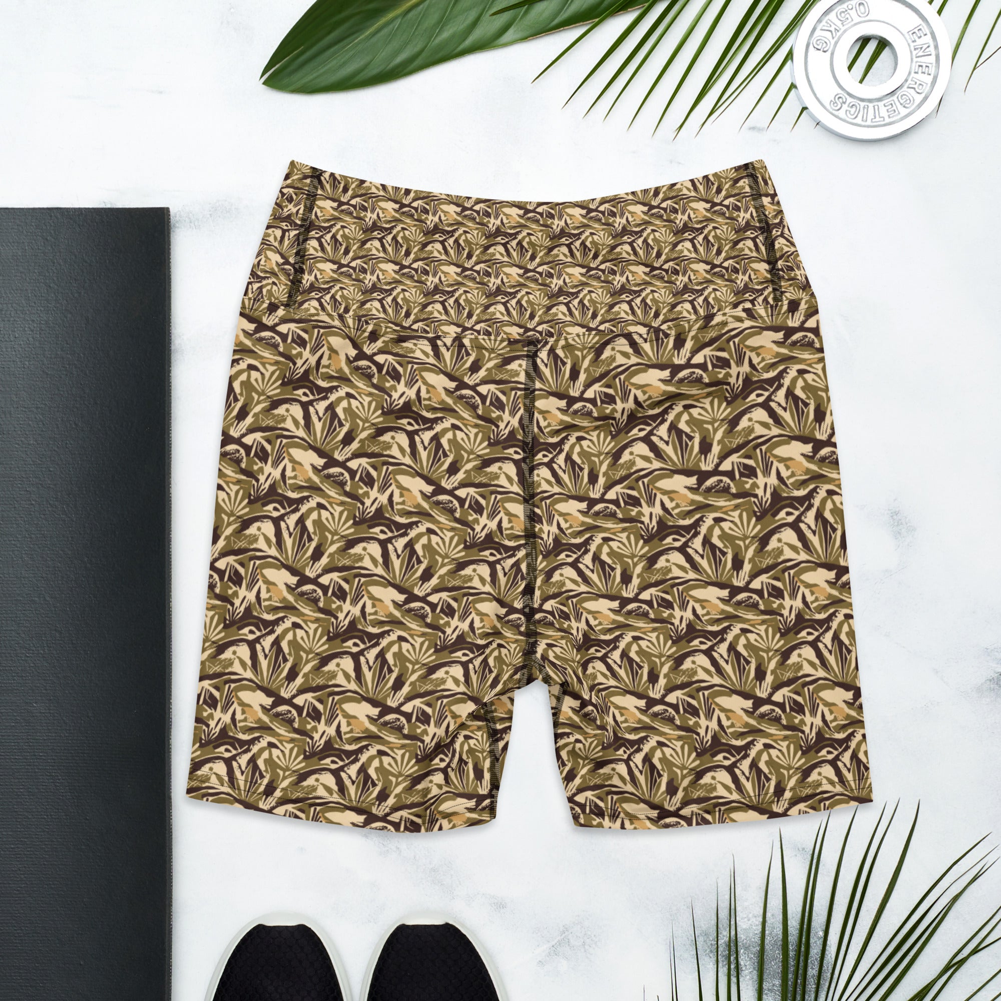 Abstract Desert Landscape Yoga Shorts | GearBunch