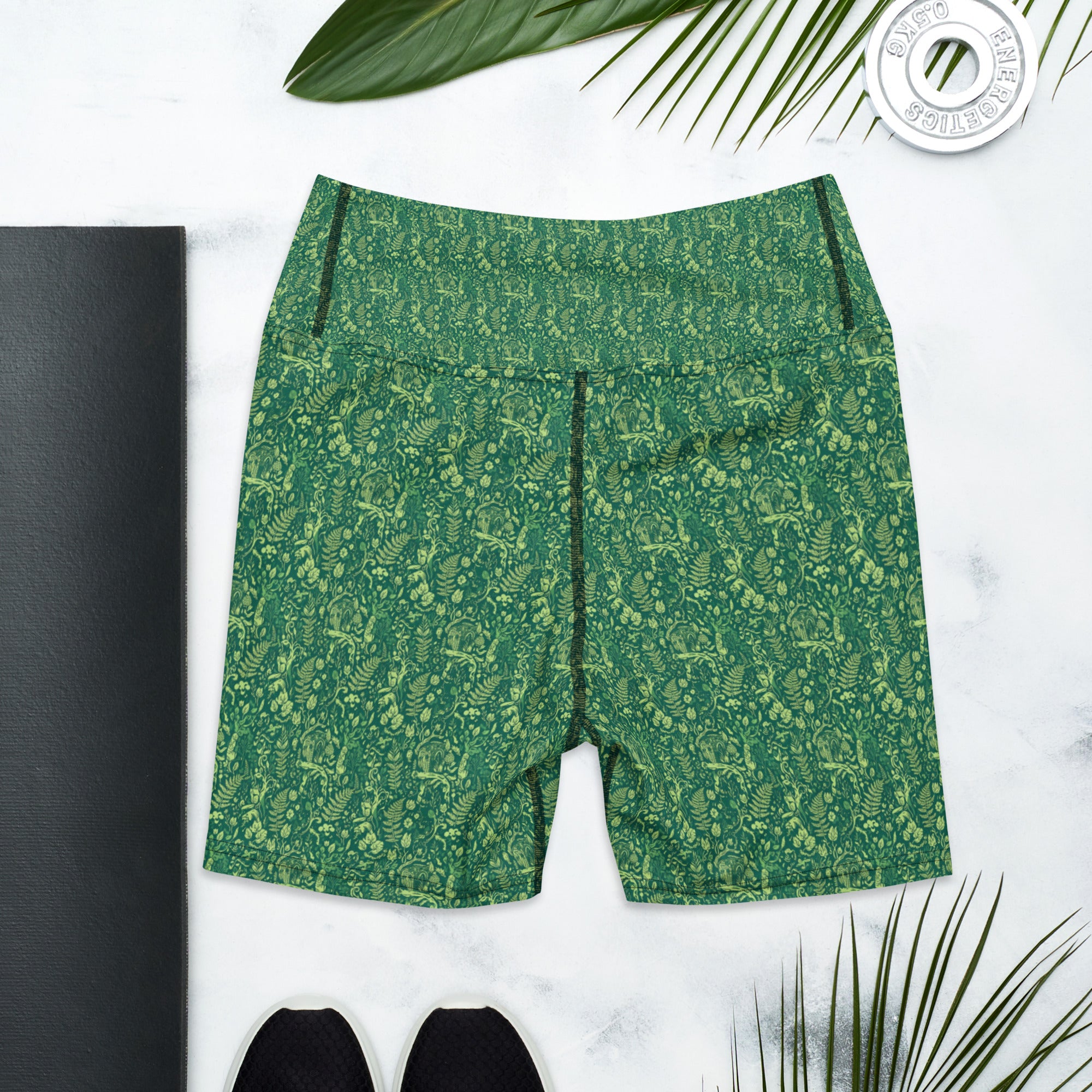Forgotten Wilderness Garden Yoga Shorts | GearBunch