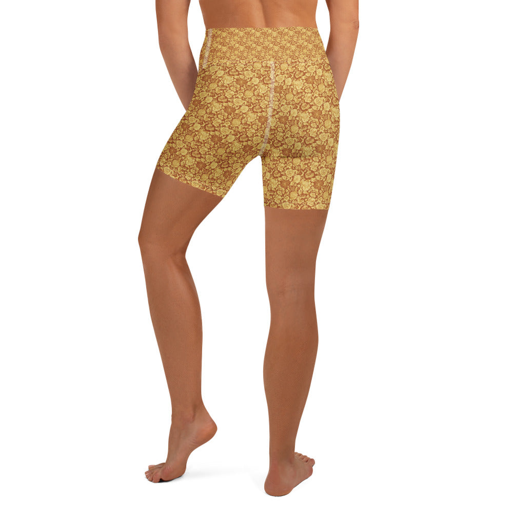 Vintage Magazine Fashion Yoga Shorts | GearBunch