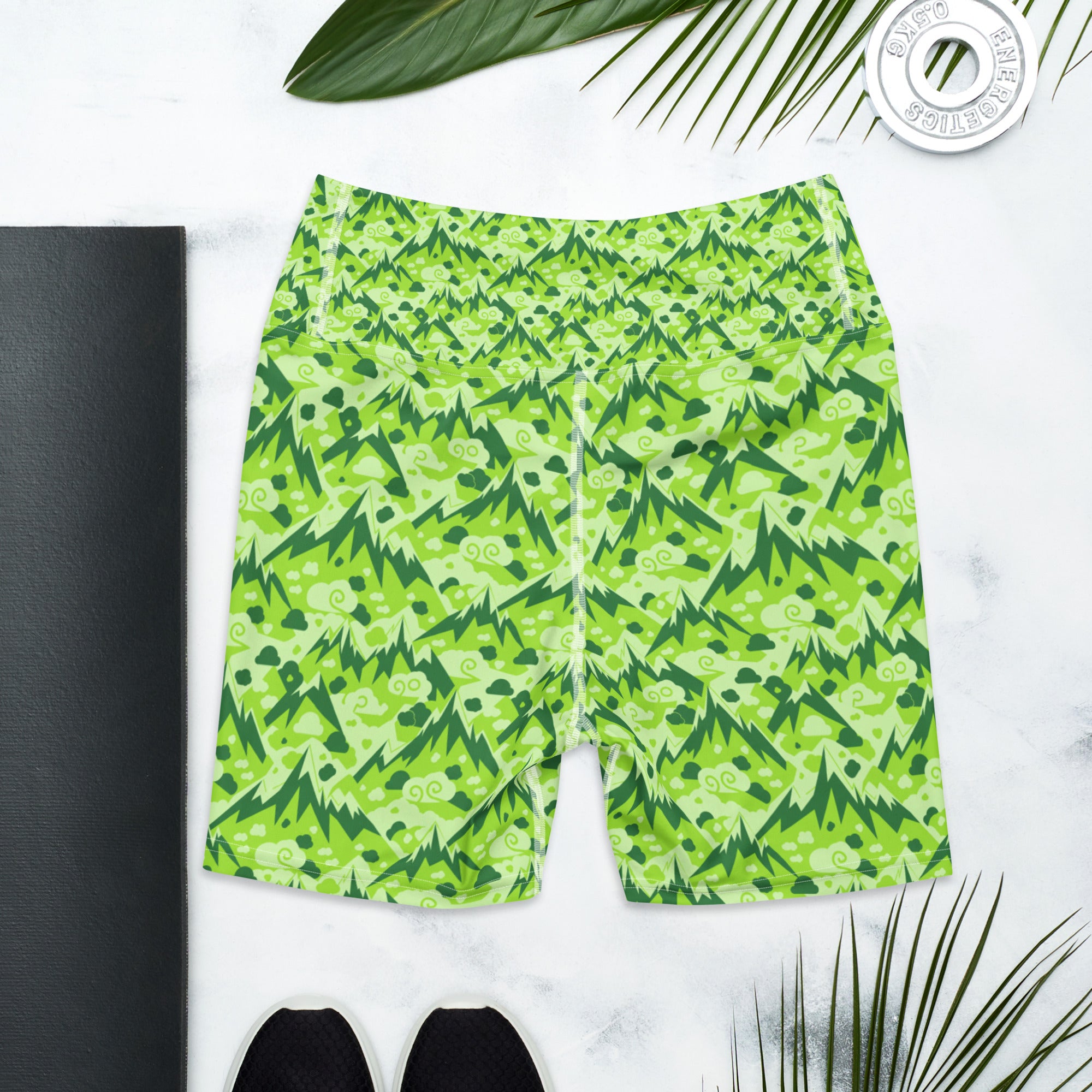 Dragon Mountain Hills Yoga Shorts | GearBunch