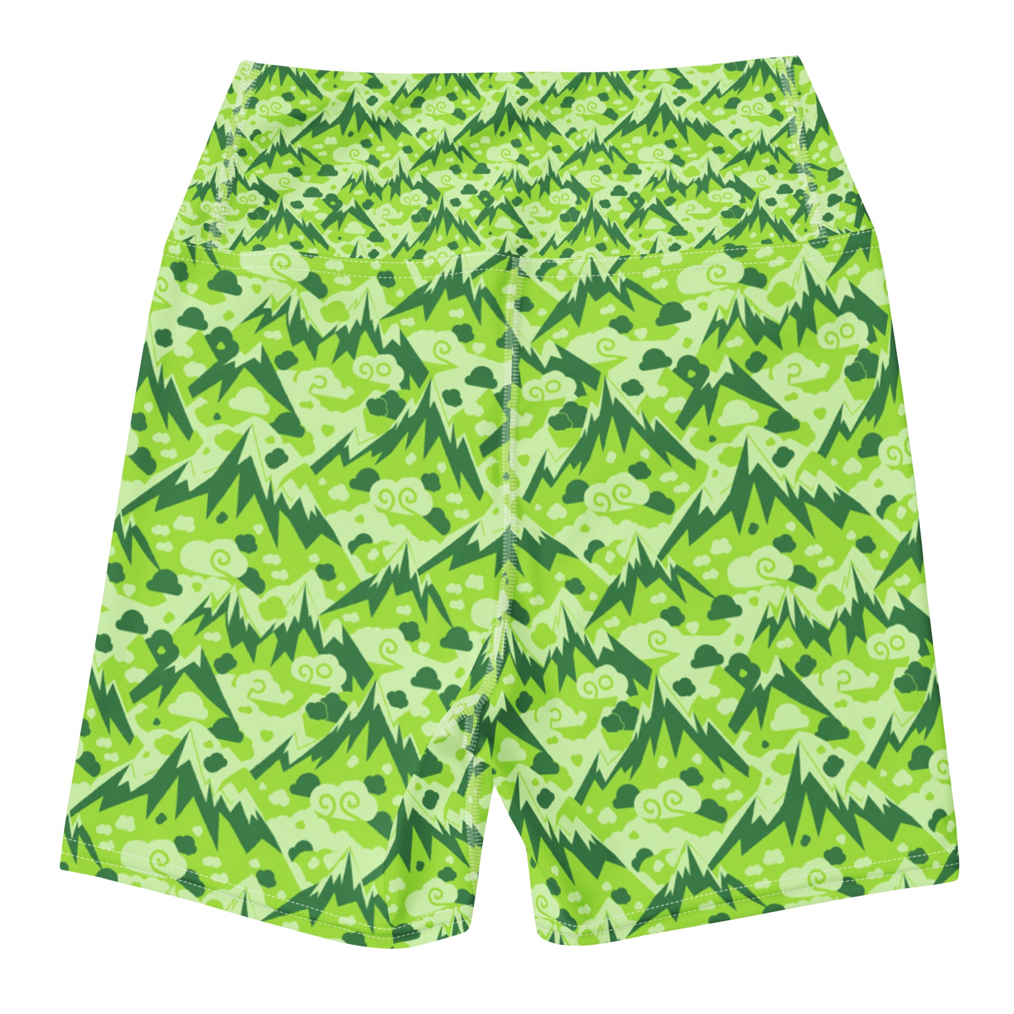 Dragon Mountain Hills Yoga Shorts | GearBunch