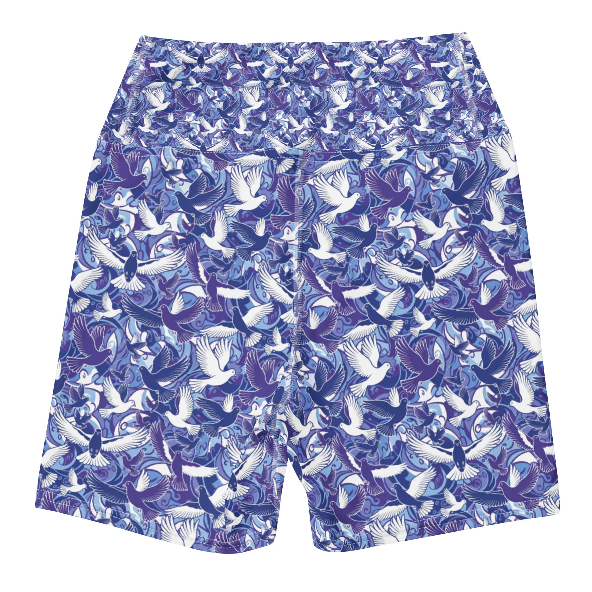 Dove in Flight Yoga Shorts | GearBunch