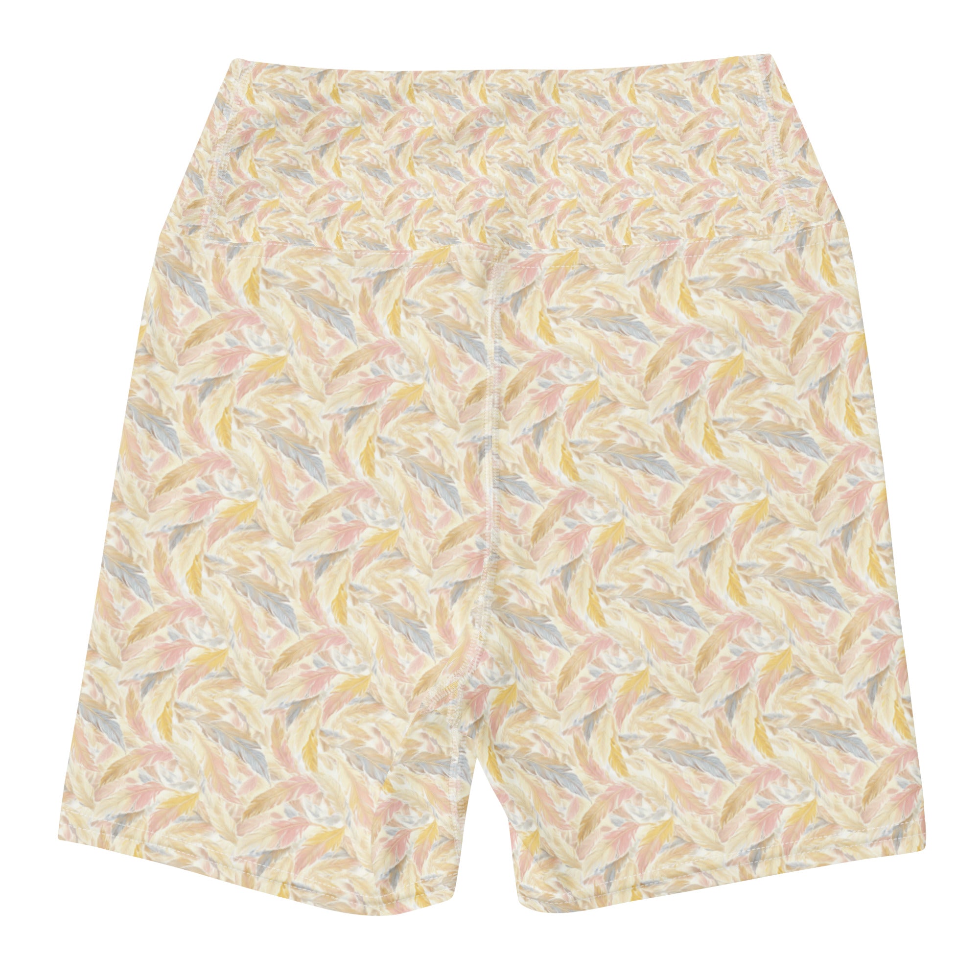 Angel Feathers Yoga Shorts | GearBunch