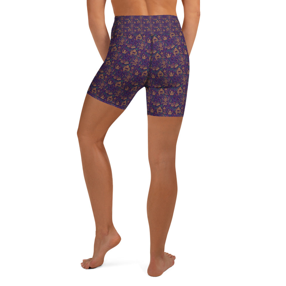 Crown of Glory Yoga Shorts | GearBunch