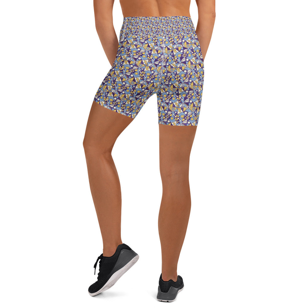 Gemini Duality Yoga Shorts | GearBunch