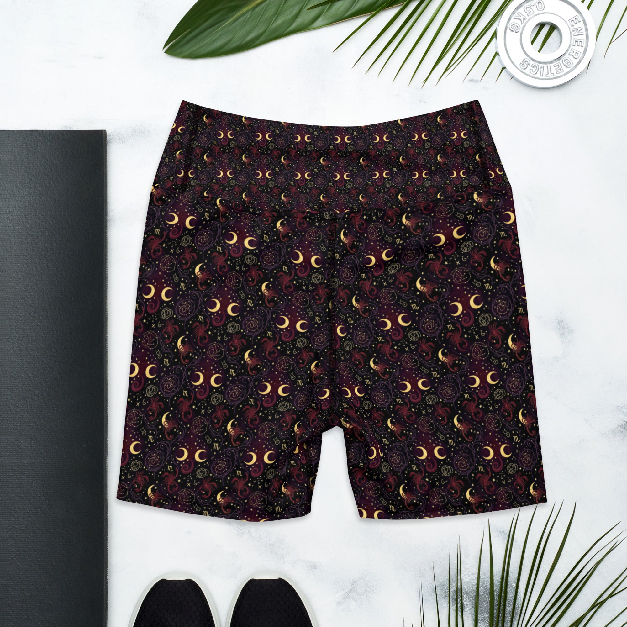 Scorpio Dark Mystical Yoga Shorts | GearBunch
