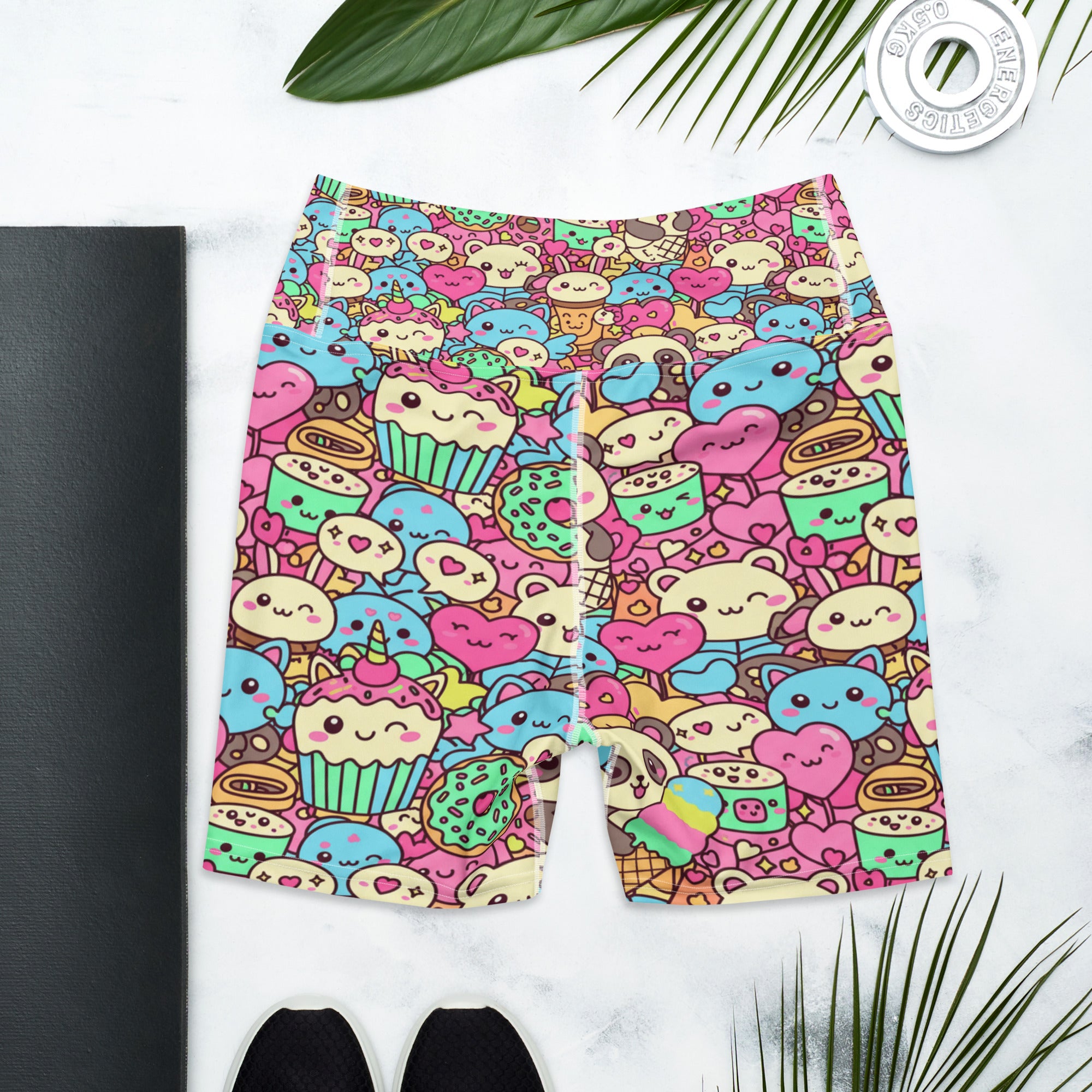 Kawaii Sweet Treats Yoga Shorts | GearBunch