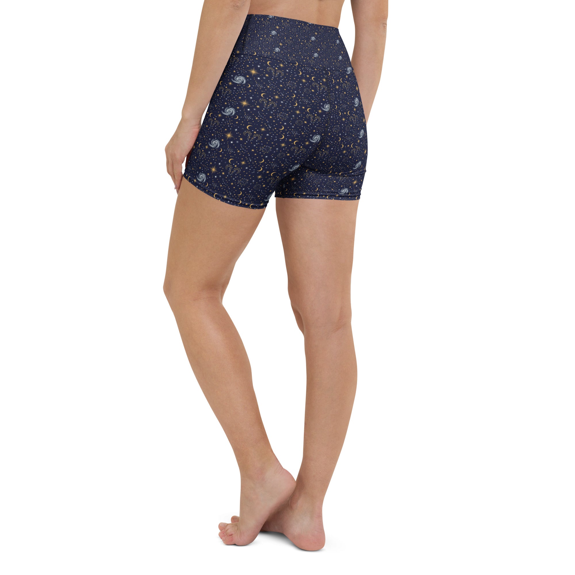Aries Celestial Yoga Shorts | GearBunch