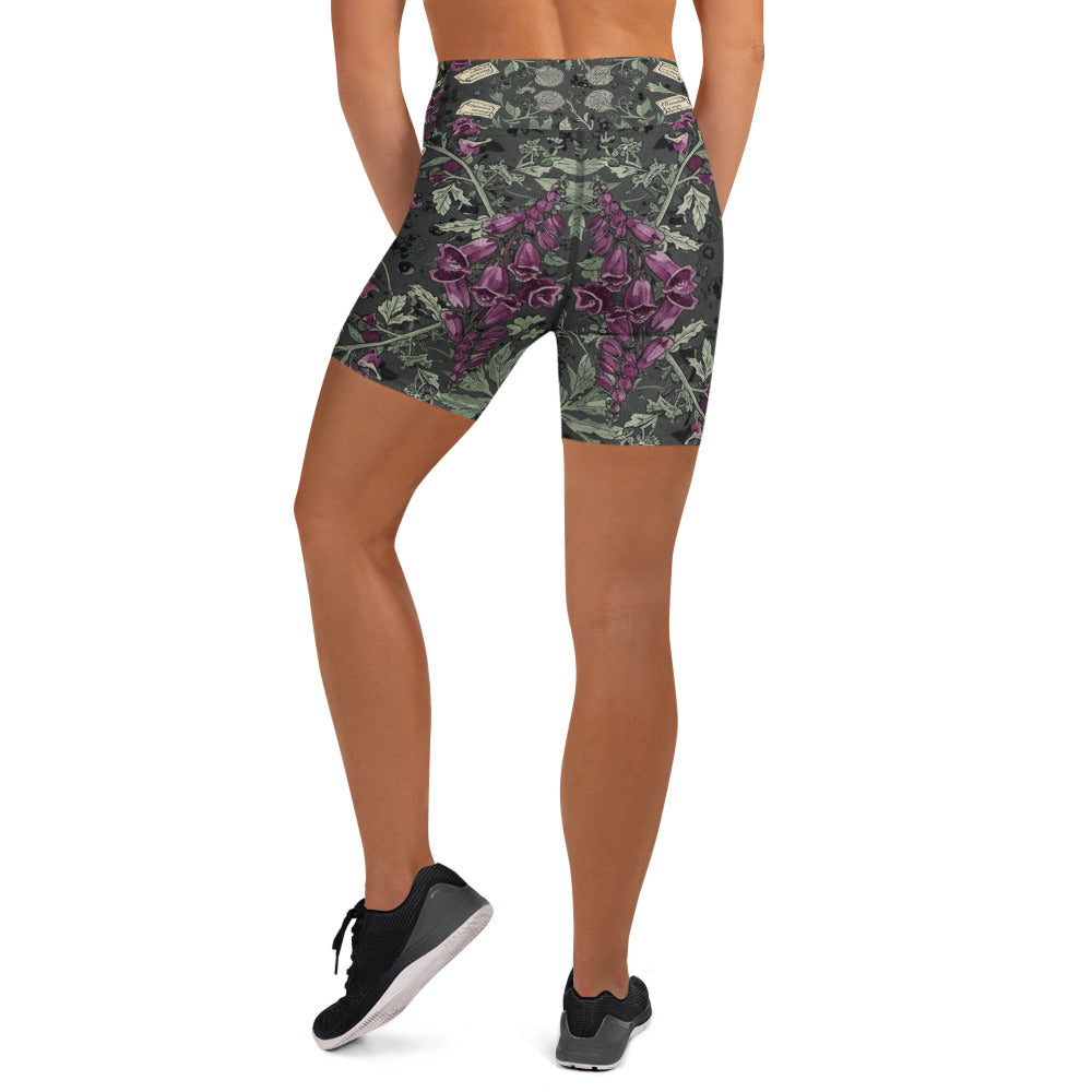 Hemlock and Foxglove Yoga Shorts | GearBunch