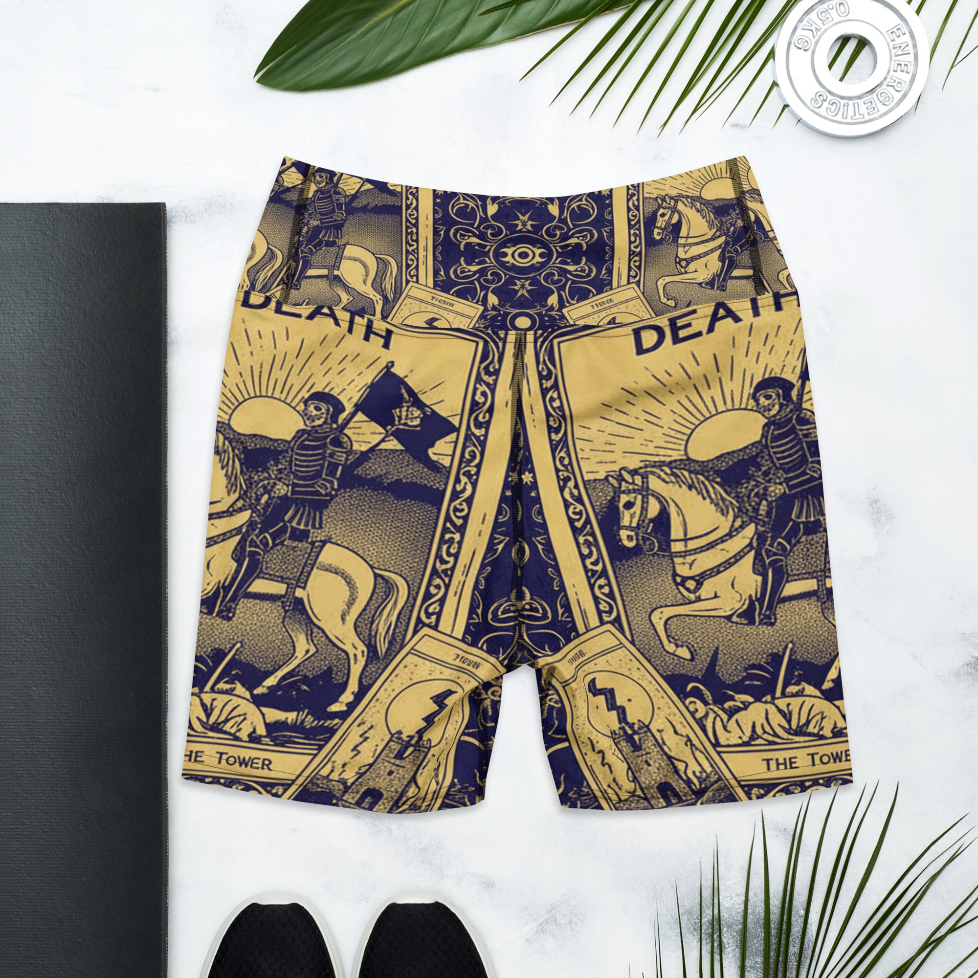 Tarot Card Major Arcana Yoga Shorts | GearBunch
