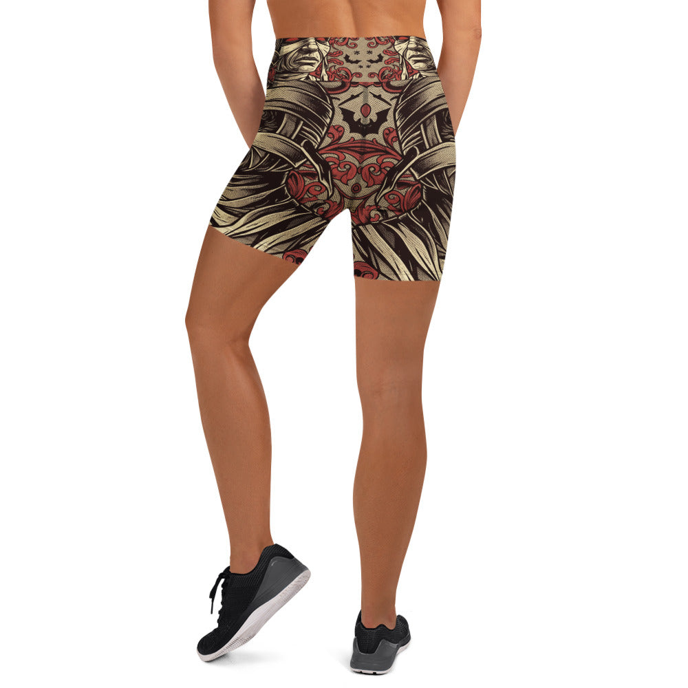Universal Monsters Retro Yoga Shorts | GearBunch
