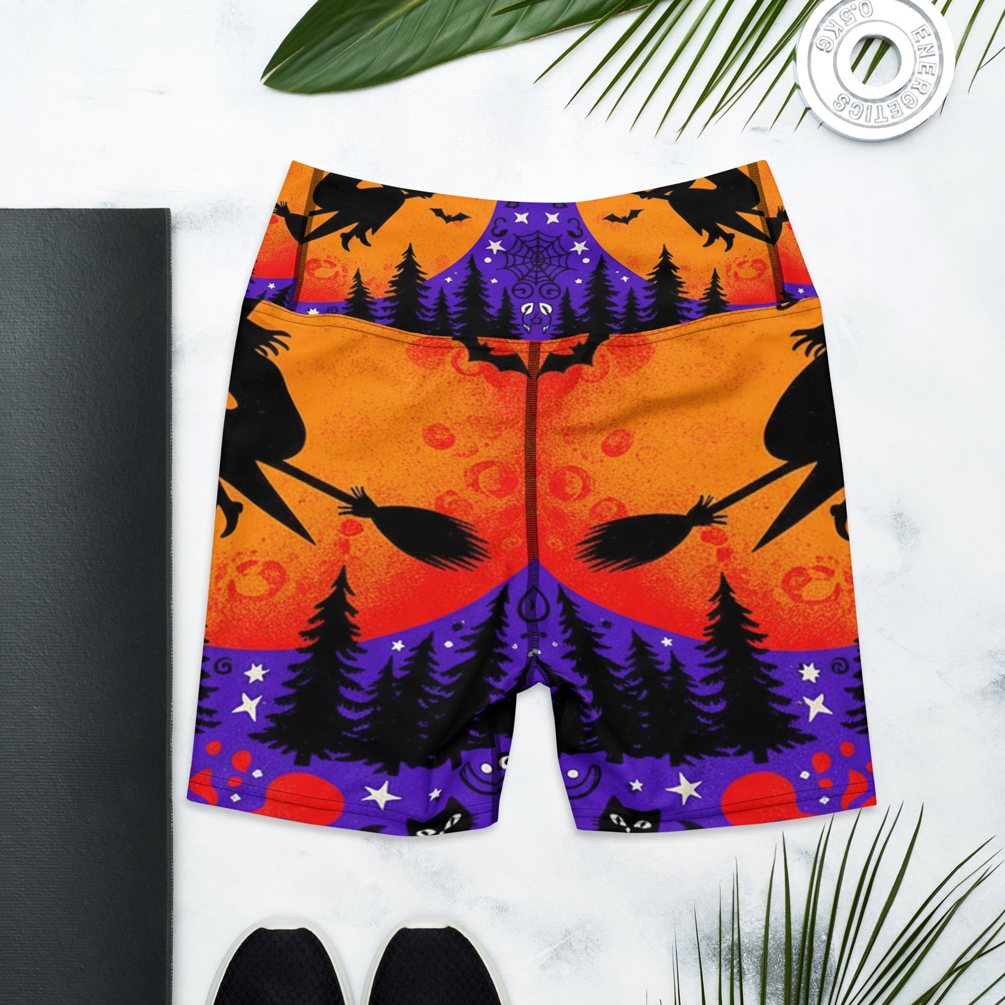 Witching Hour Cauldron Yoga Shorts | GearBunch