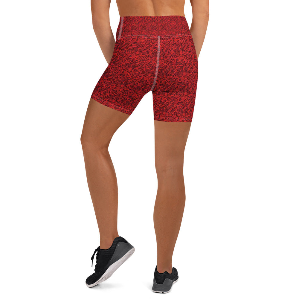 Yoga Shorts back view | GearBunch