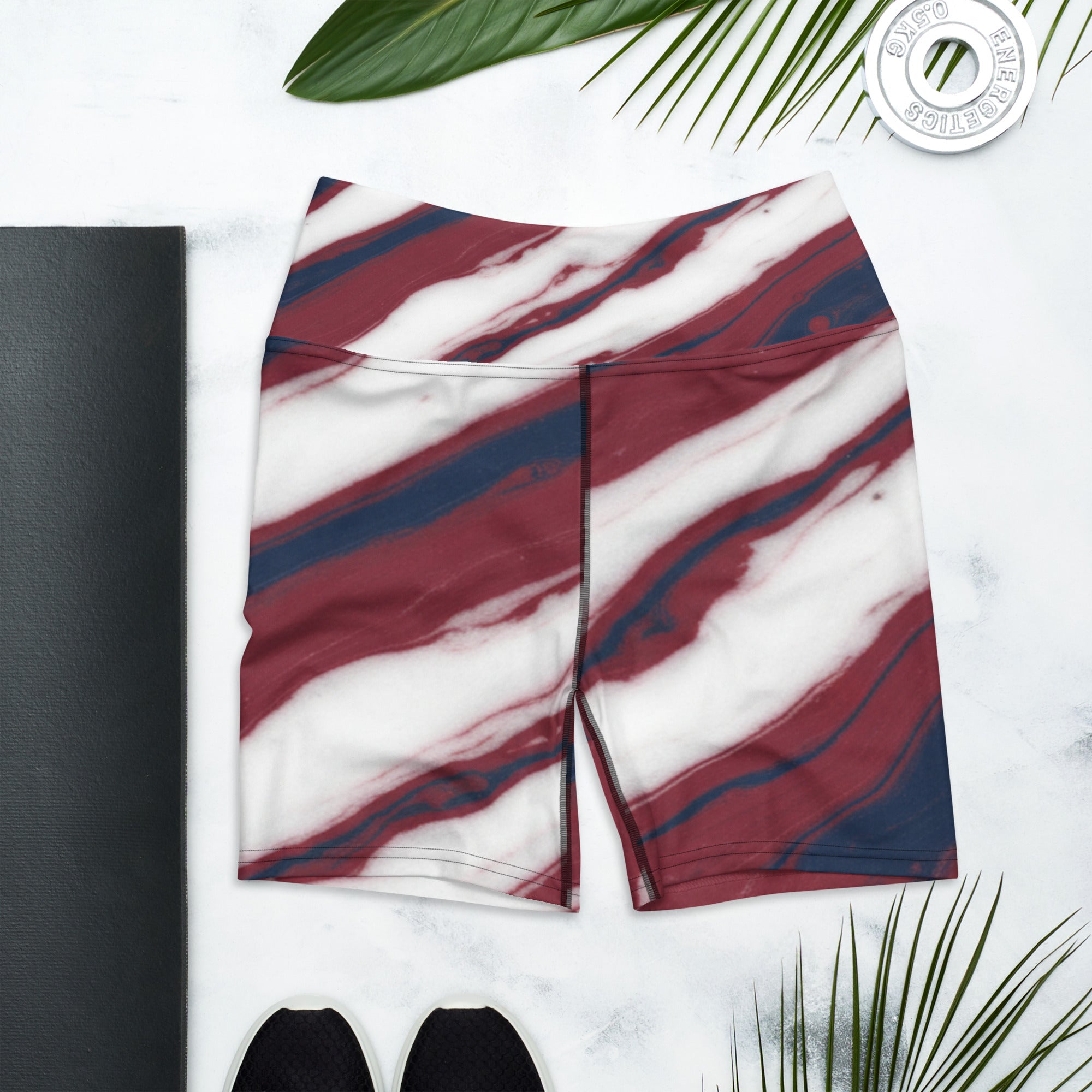 American Marble Yoga Shorts | GearBunch