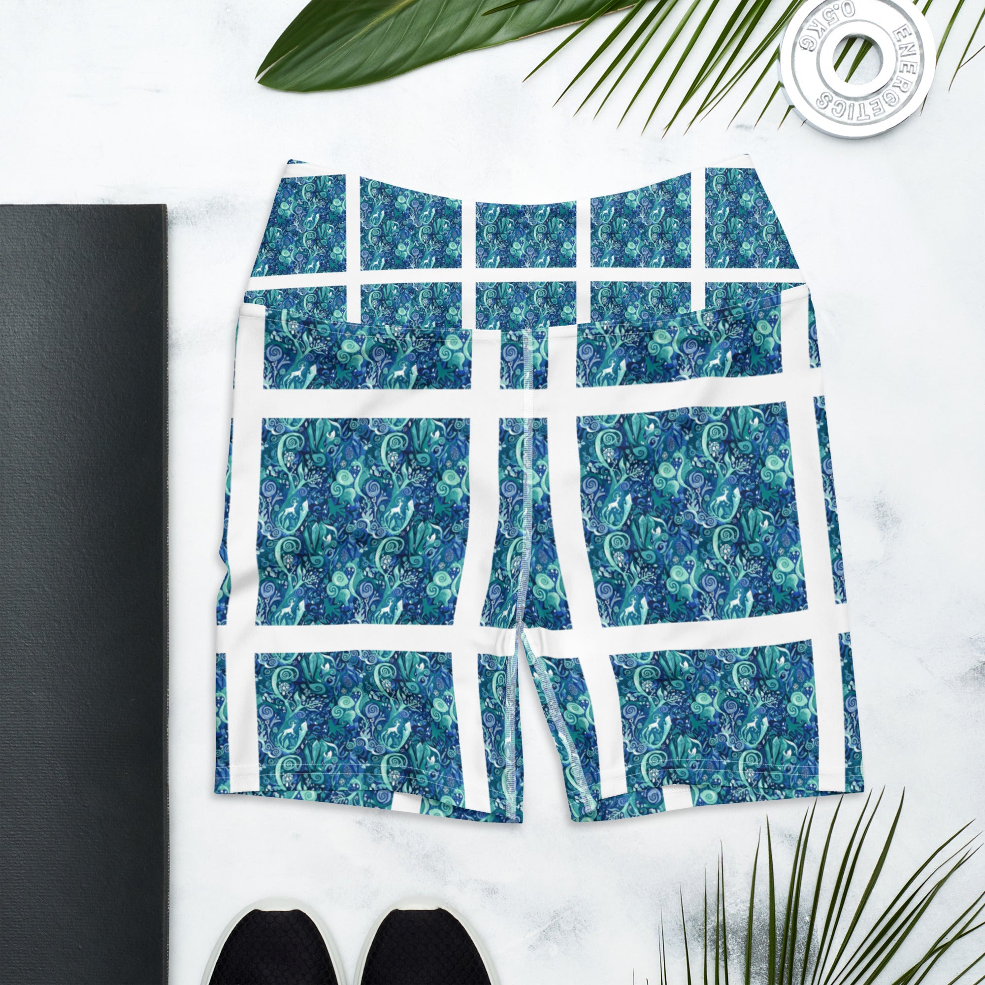Fairy Tale Wilderness Yoga Shorts | GearBunch