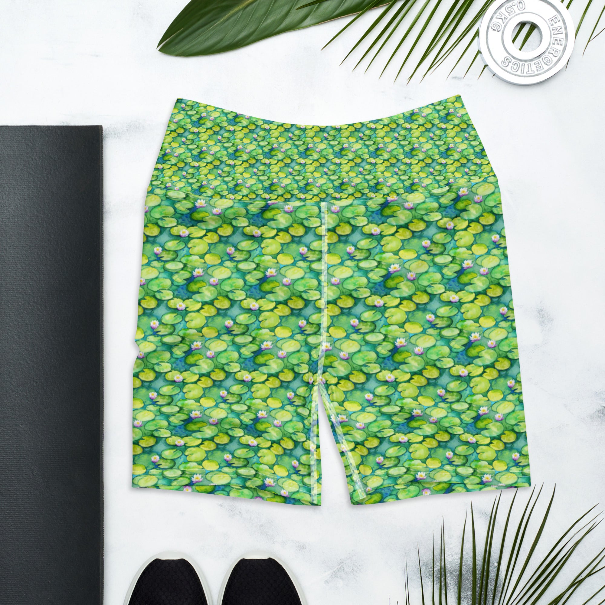 Monet Water Lilies Yoga Shorts | GearBunch