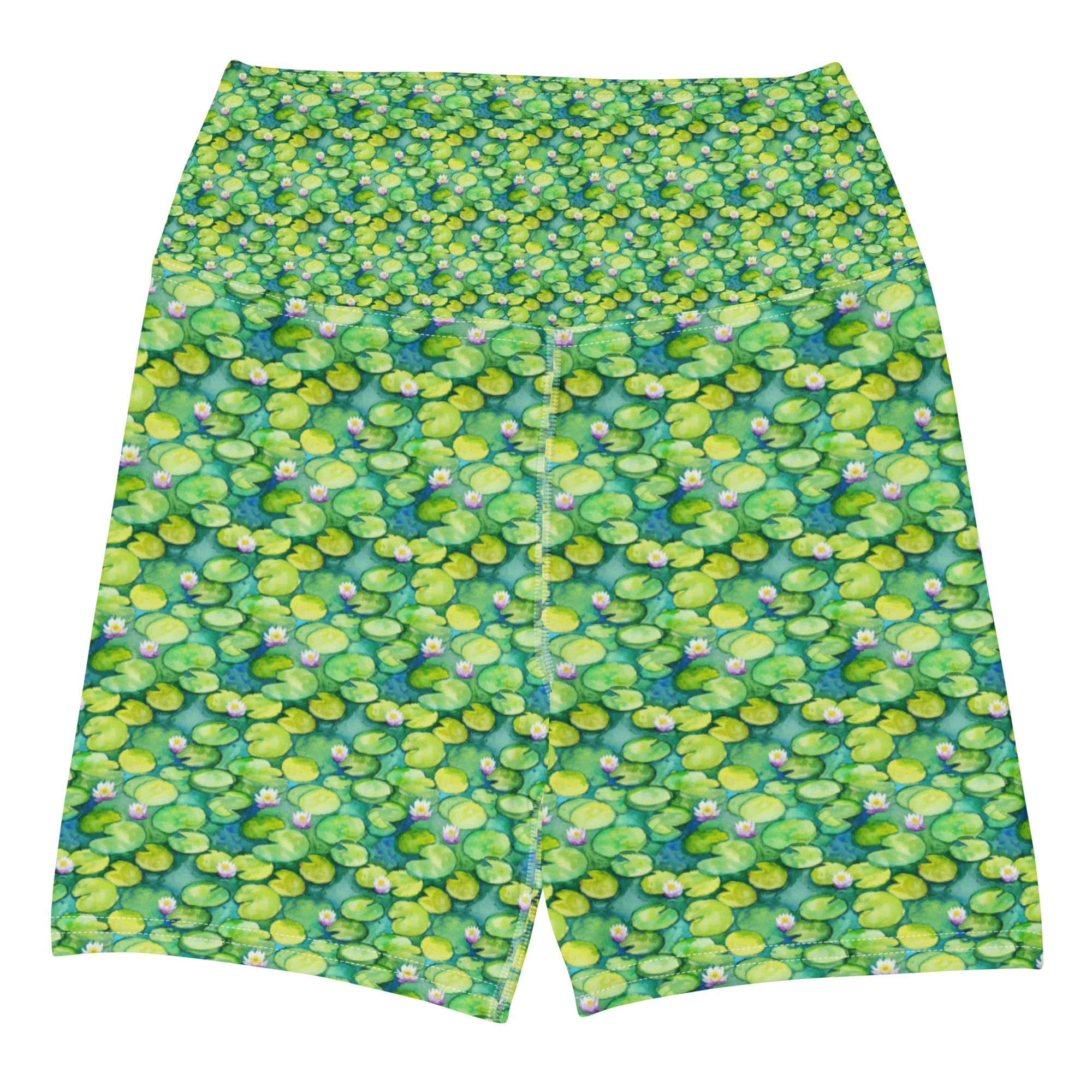 Monet Water Lilies Yoga Shorts | GearBunch