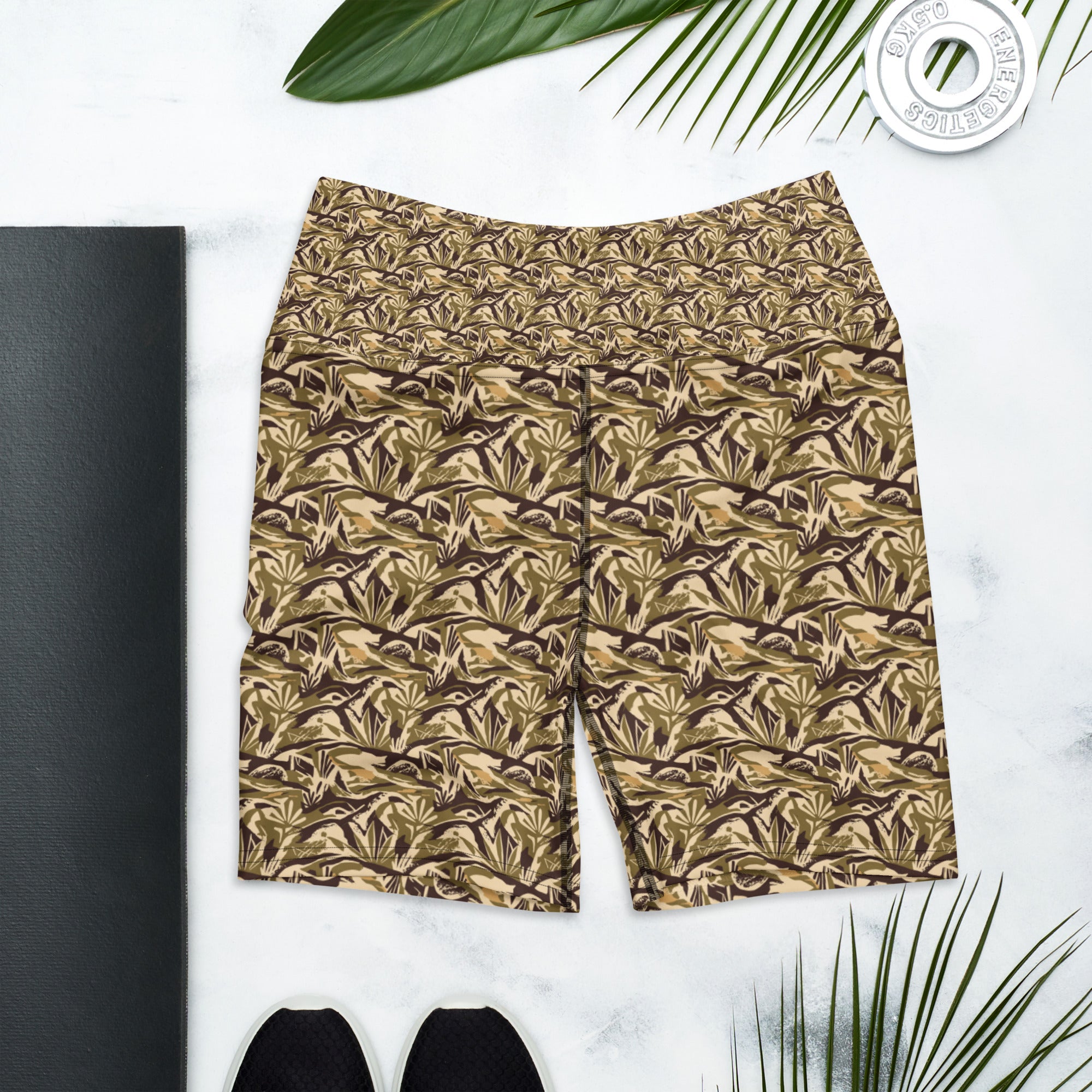 Abstract Desert Landscape Yoga Shorts | GearBunch