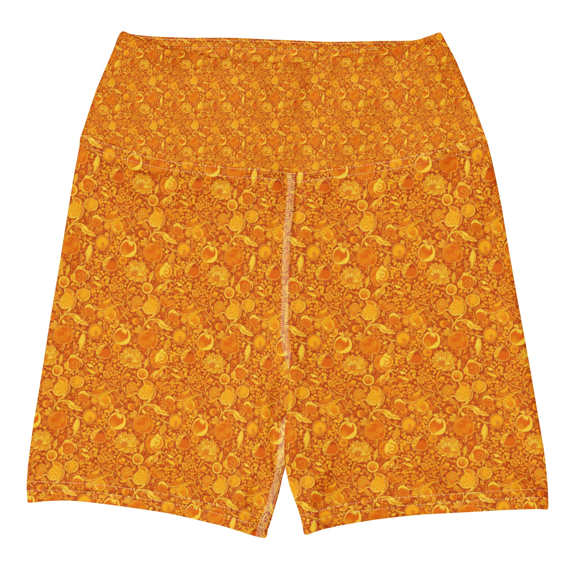 Fruit Market Still Life Yoga Shorts | GearBunch