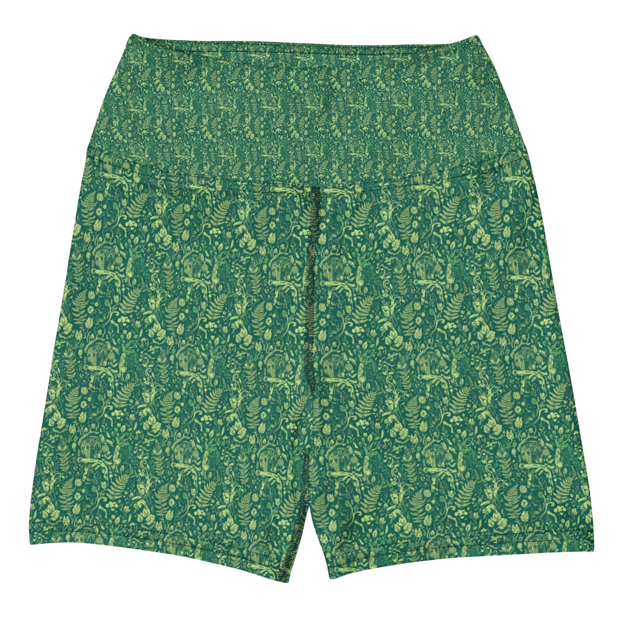 Forgotten Wilderness Garden Yoga Shorts | GearBunch