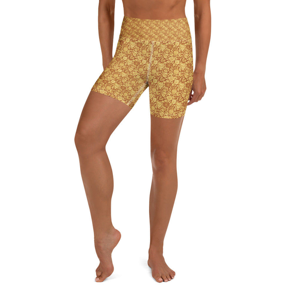 Vintage Magazine Fashion Yoga Shorts | GearBunch