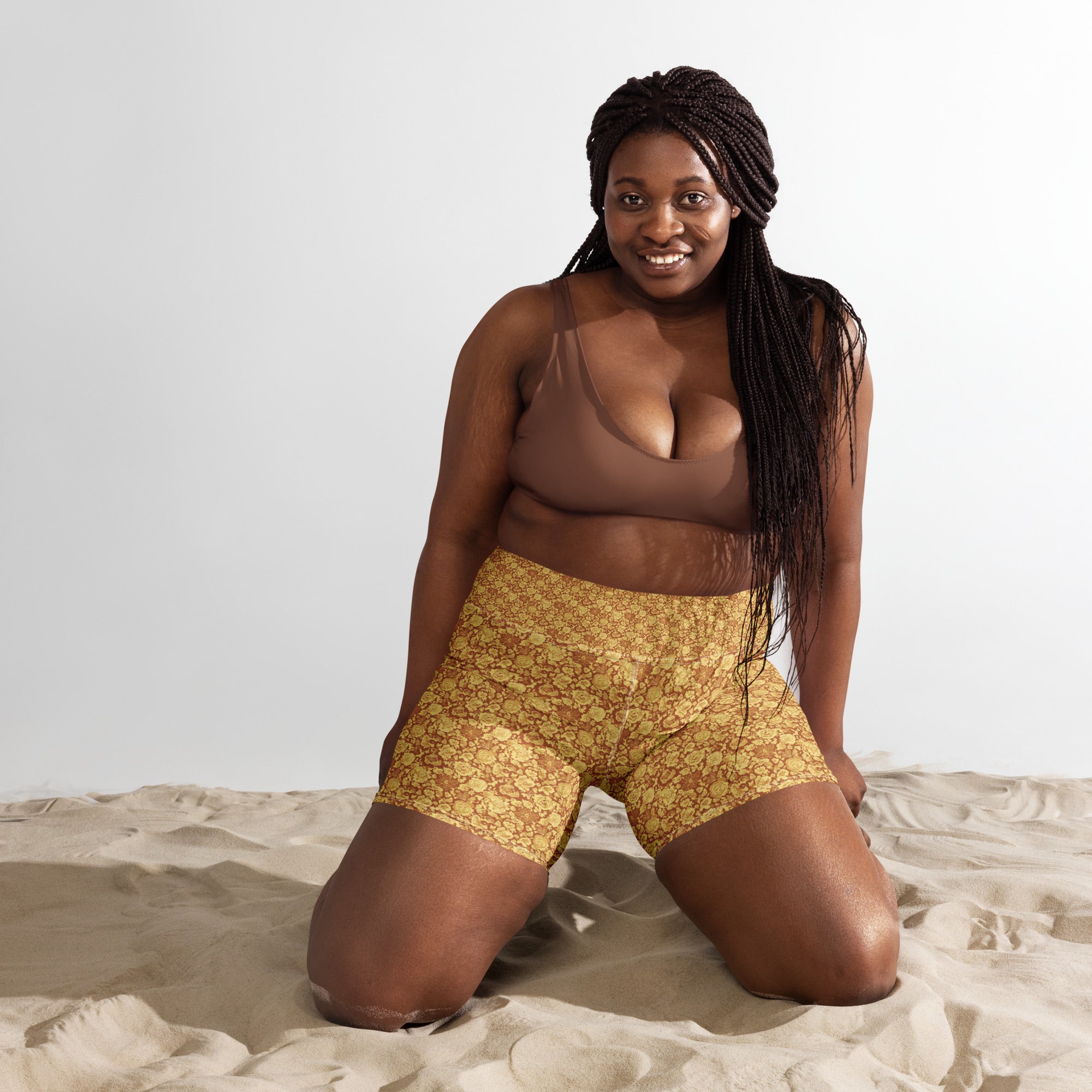 Vintage Magazine Fashion Yoga Shorts | GearBunch