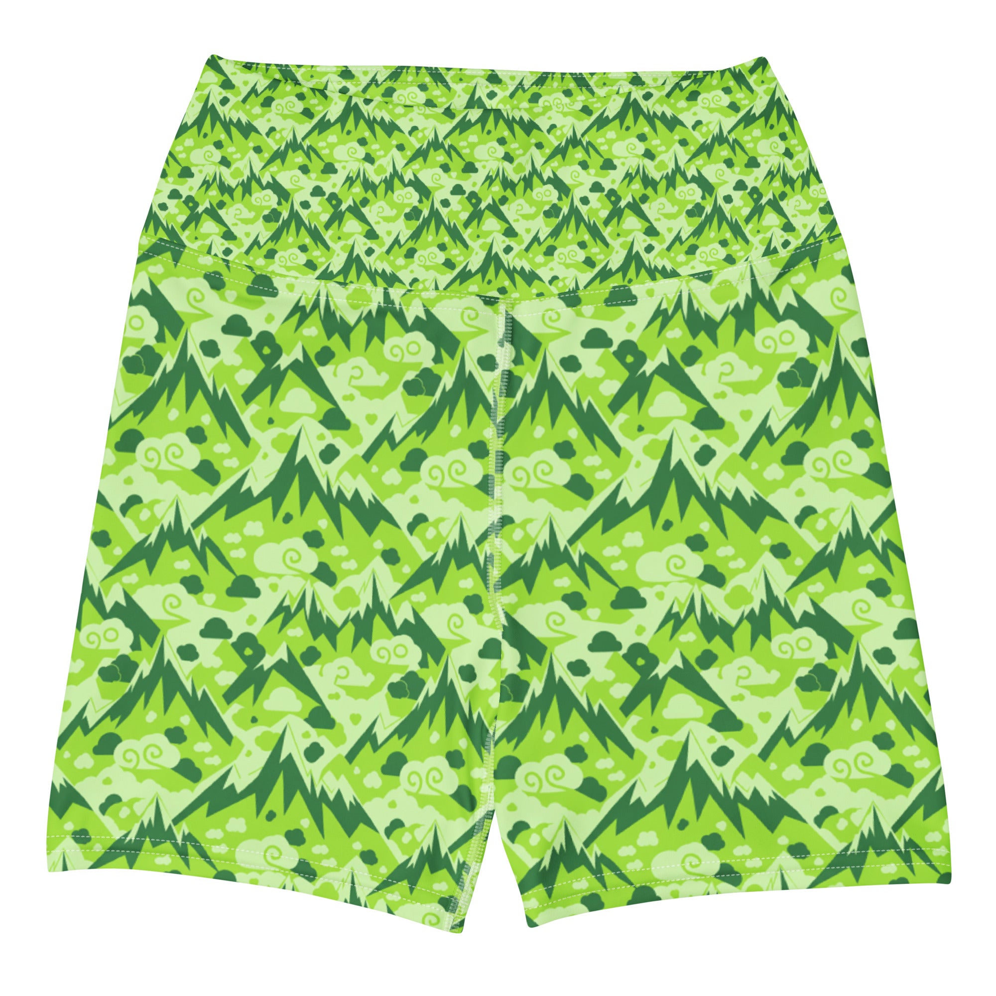 Dragon Mountain Hills Yoga Shorts | GearBunch