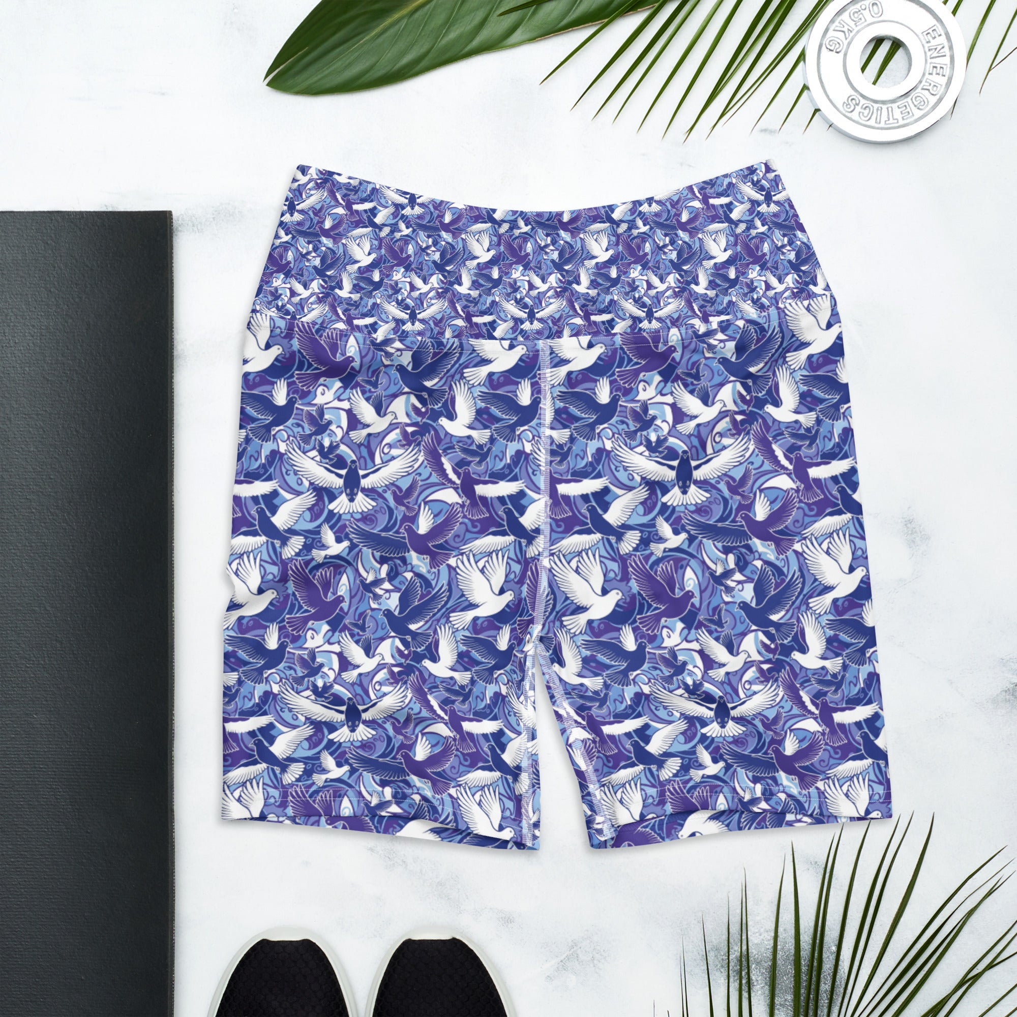 Dove in Flight Yoga Shorts | GearBunch