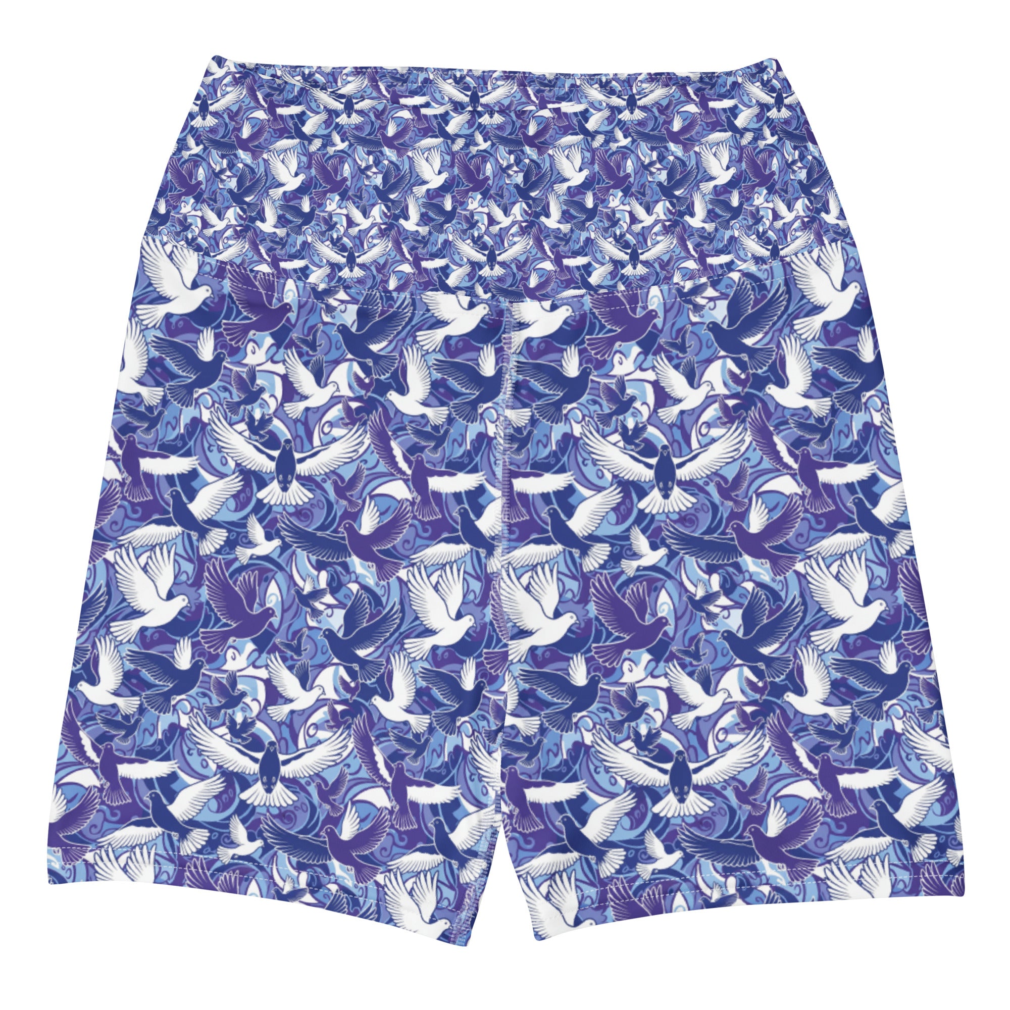 Dove in Flight Yoga Shorts | GearBunch