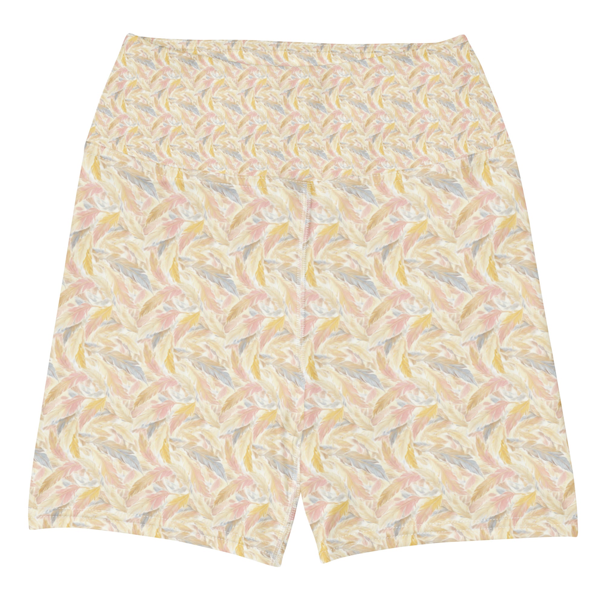 Angel Feathers Yoga Shorts | GearBunch
