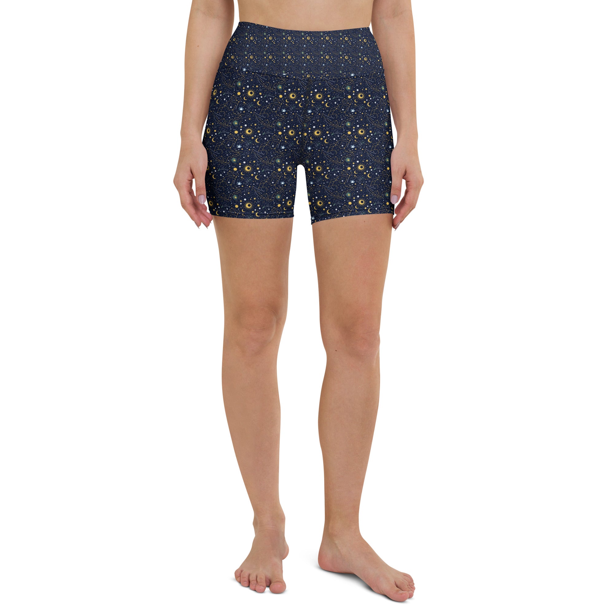 Taurus Celestial Yoga Shorts | GearBunch