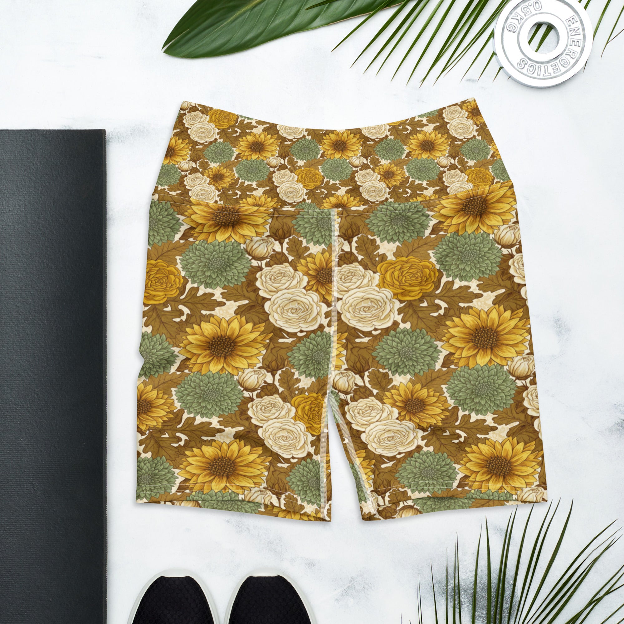 Virgo Harvest Botanical Yoga Shorts | GearBunch