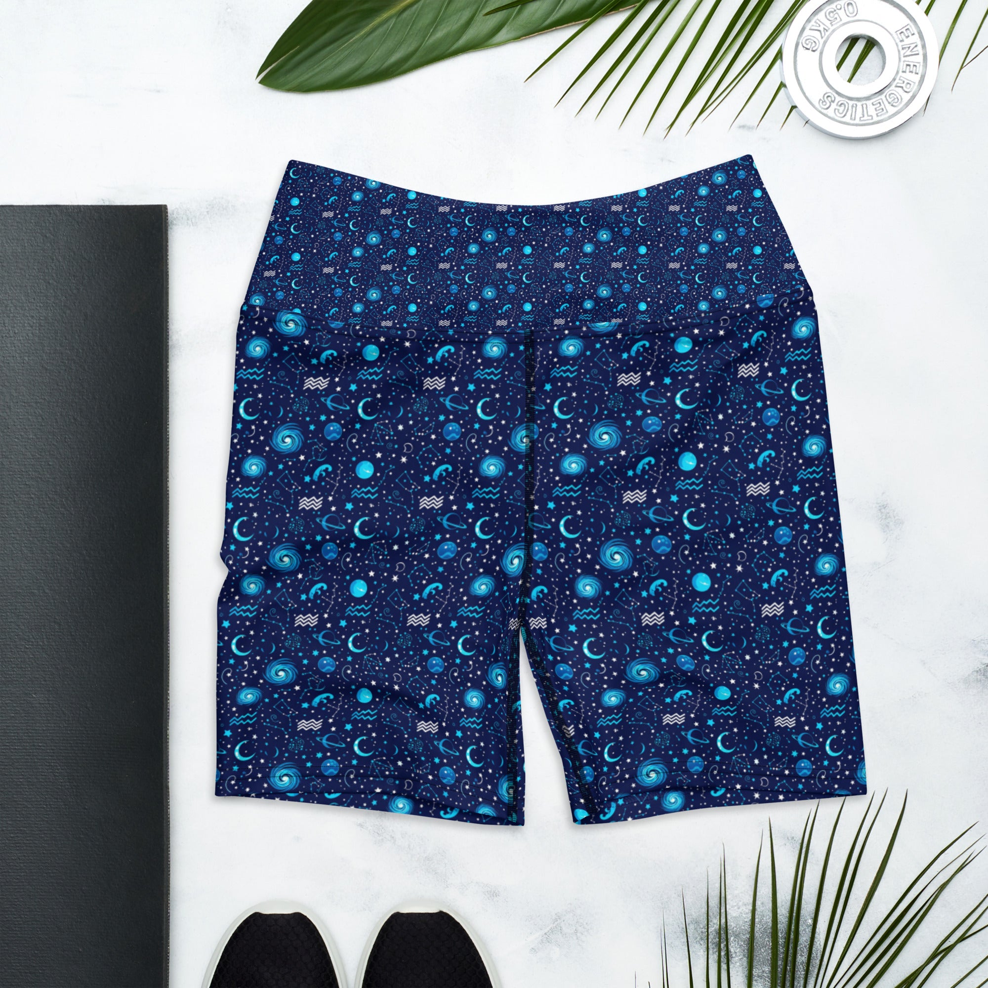 Aquarius Celestial Yoga Shorts | GearBunch