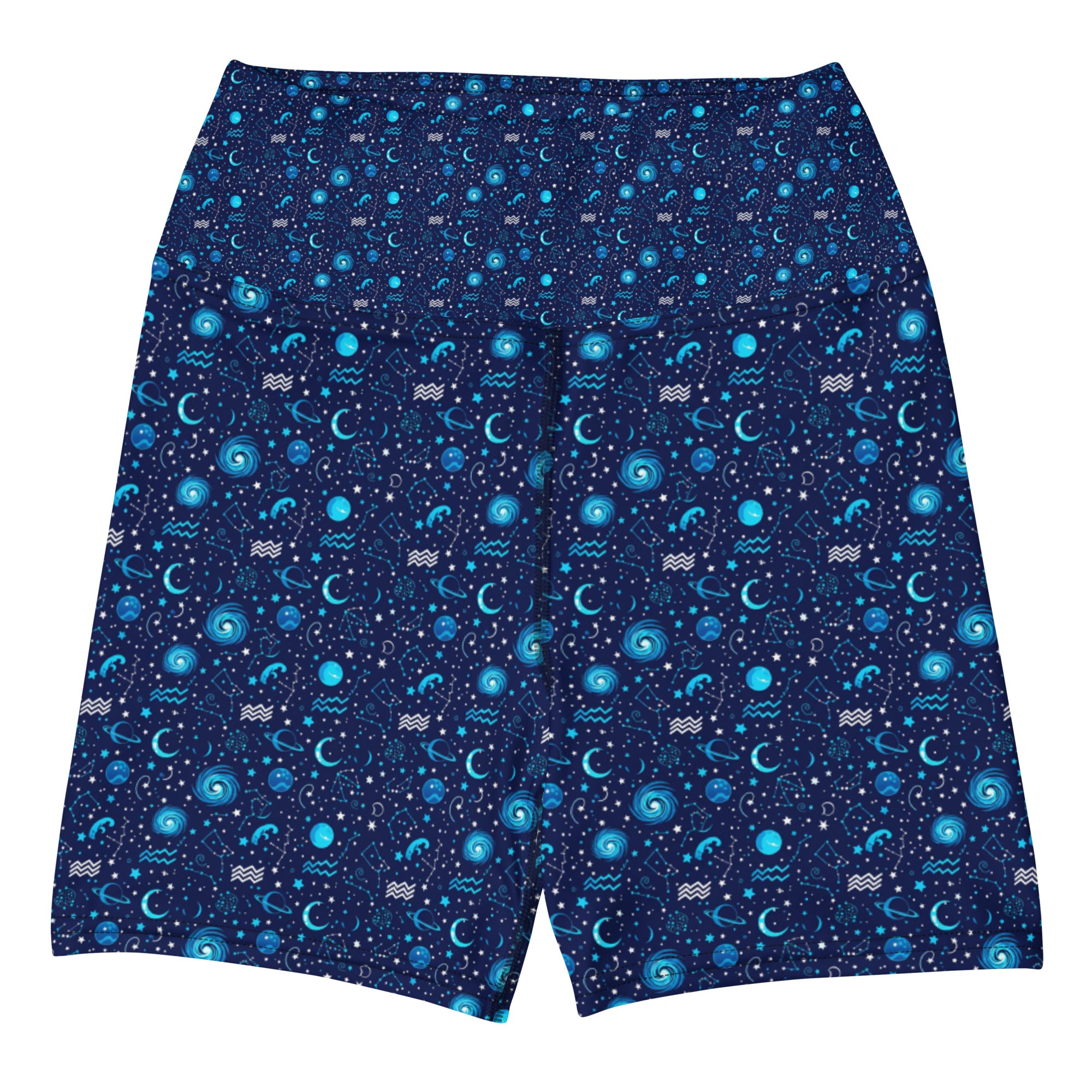 Aquarius Celestial Yoga Shorts | GearBunch