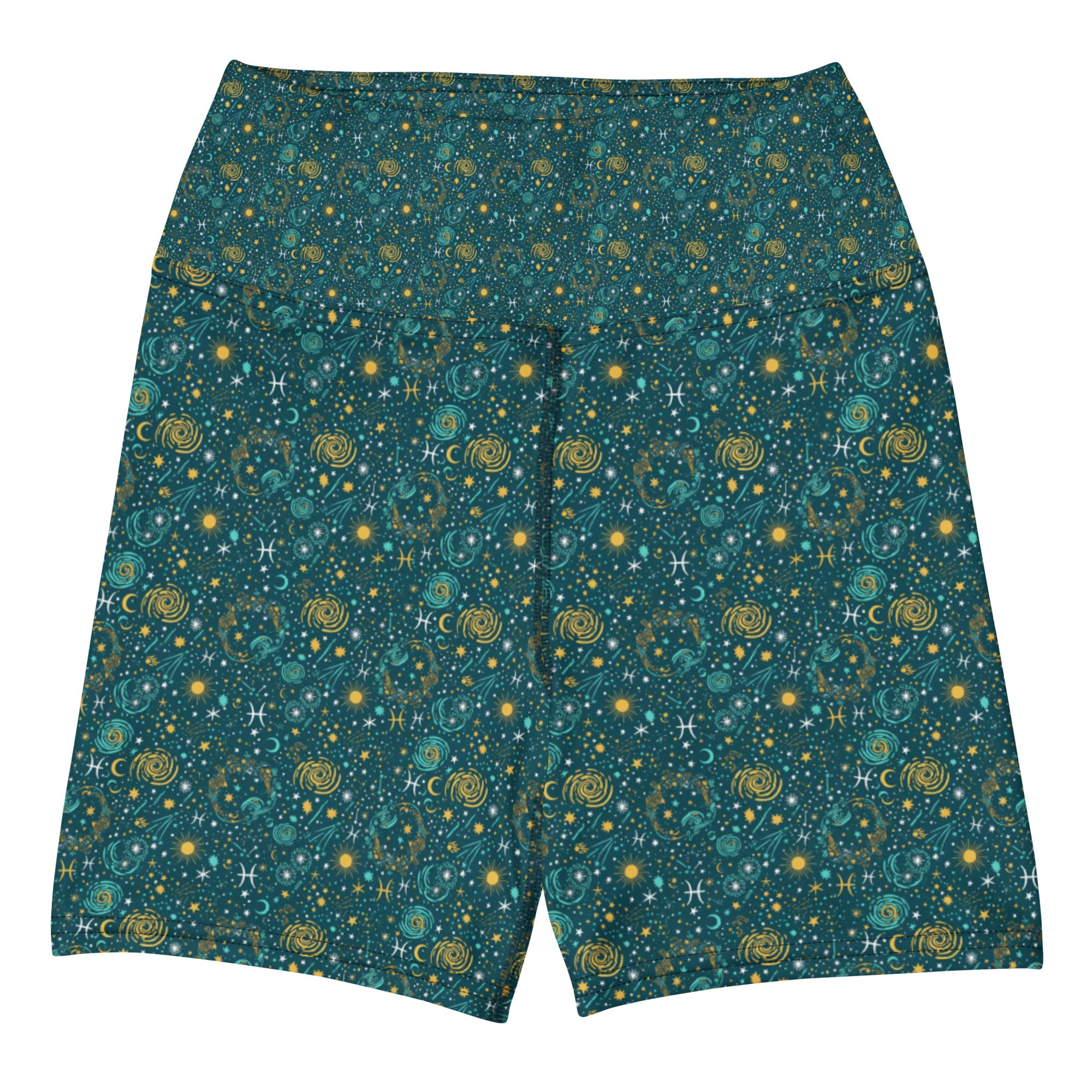 Pisces Celestial Yoga Shorts | GearBunch