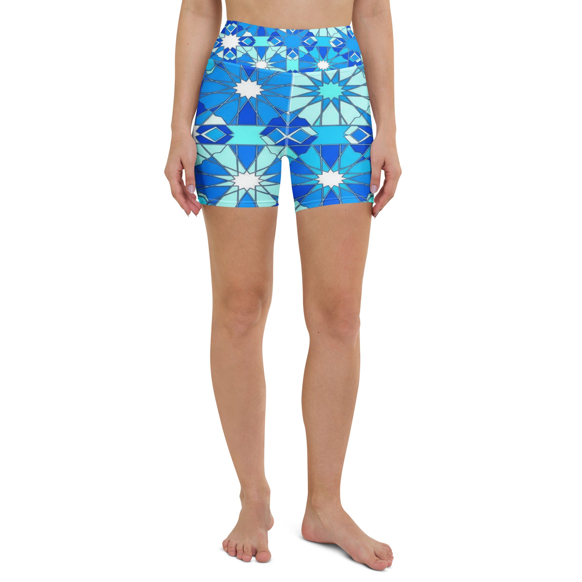 Zellige Arctic Yoga Shorts | GearBunch
