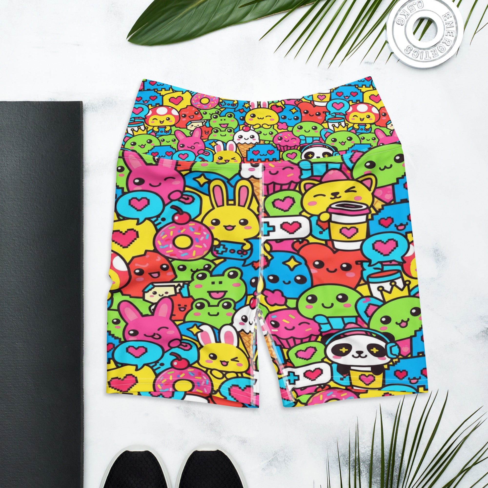 Kawaii Arcade Game Yoga Shorts | GearBunch