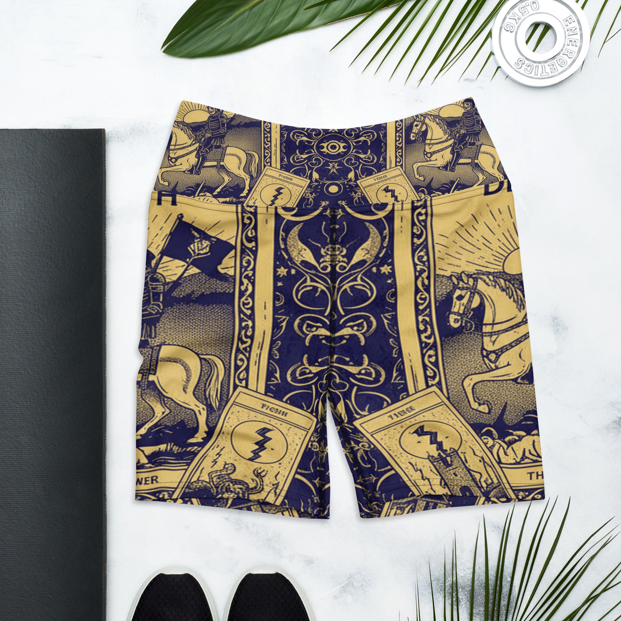 Tarot Card Major Arcana Yoga Shorts | GearBunch