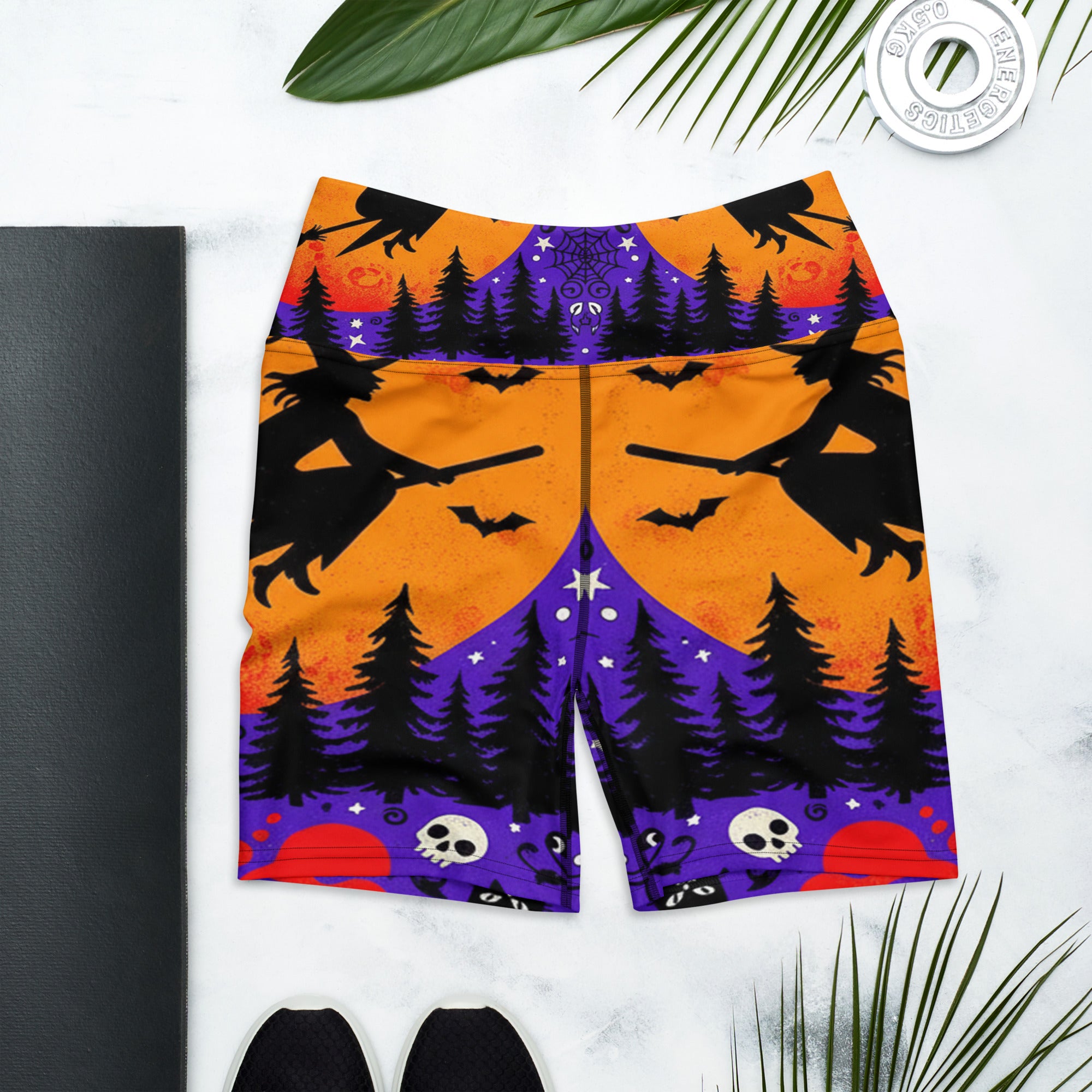 Witching Hour Cauldron Yoga Shorts | GearBunch