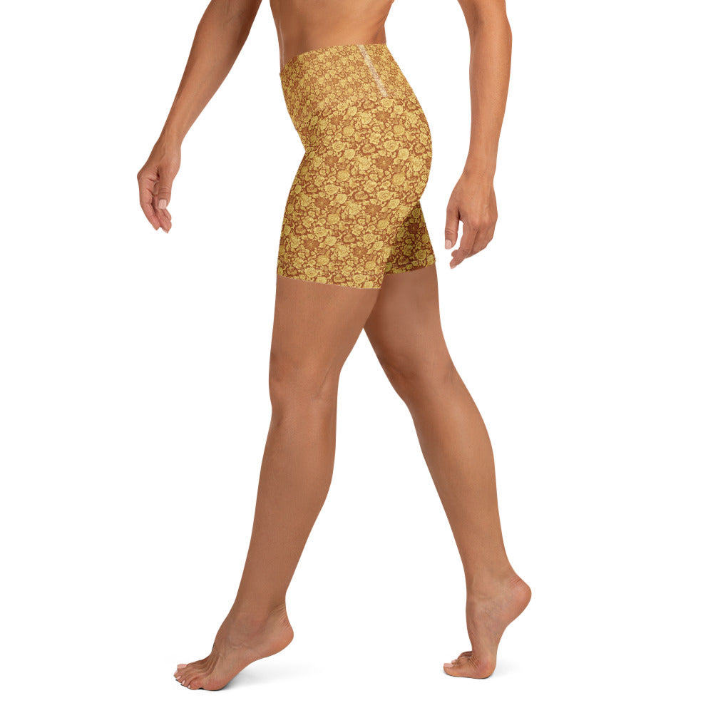 Vintage Magazine Fashion Yoga Shorts | GearBunch