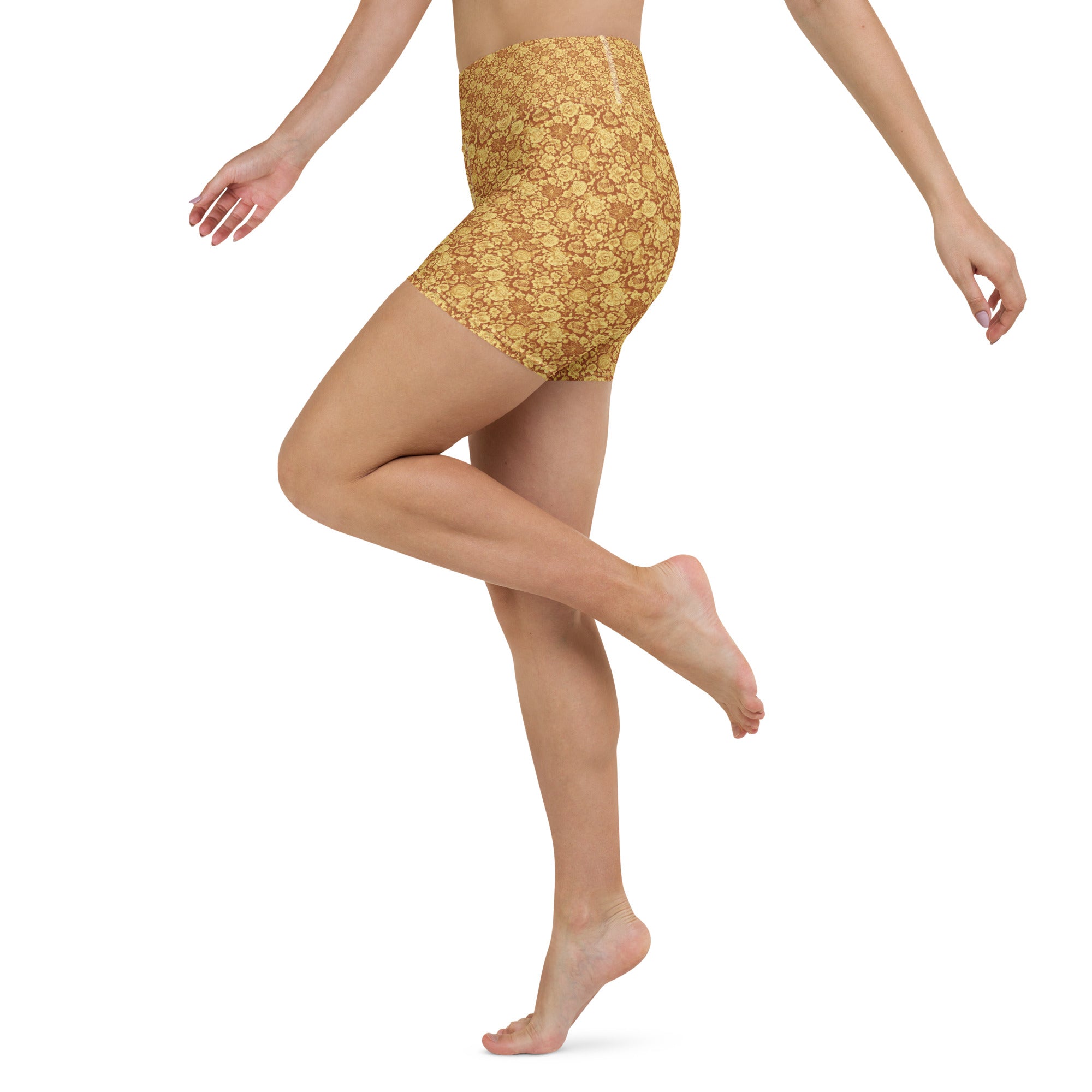 Vintage Magazine Fashion Yoga Shorts | GearBunch
