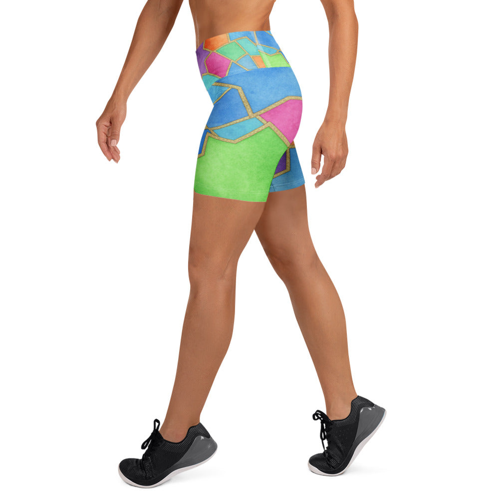 Arabic Festival Yoga Shorts | GearBunch