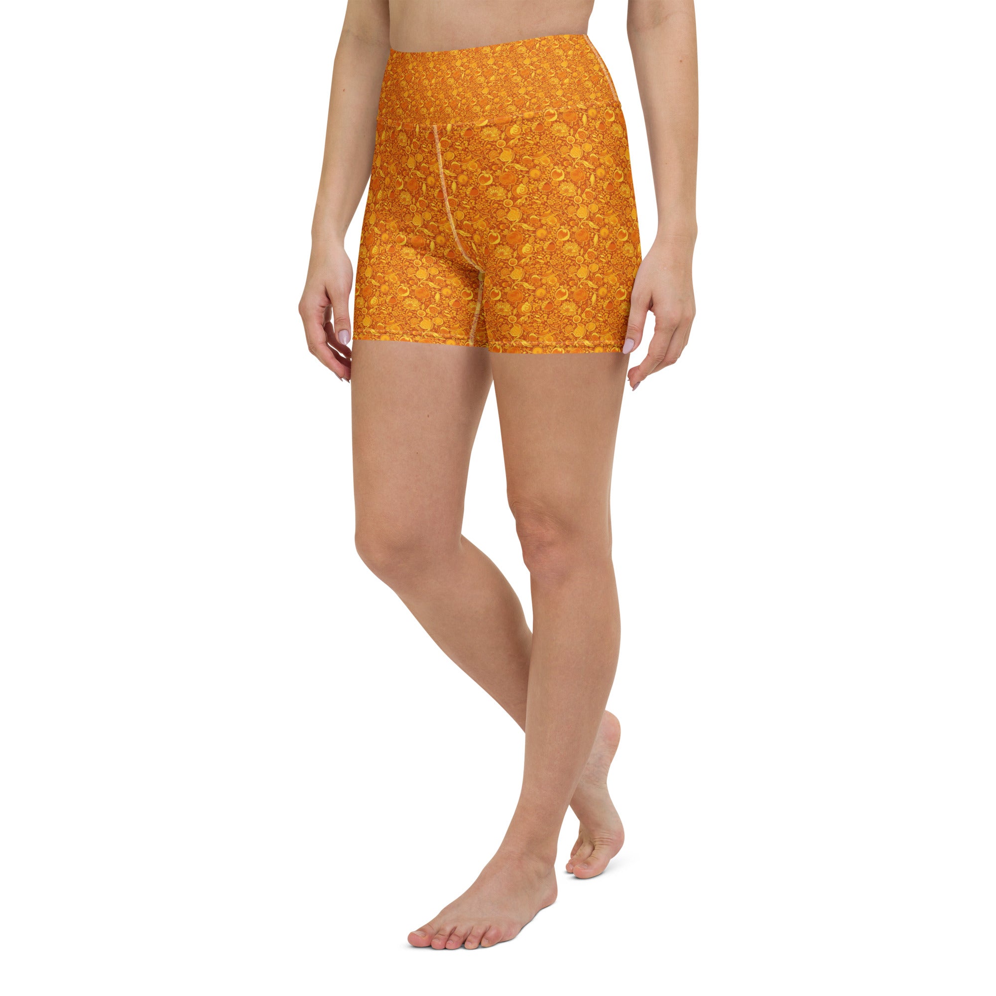 Fruit Market Still Life Yoga Shorts | GearBunch