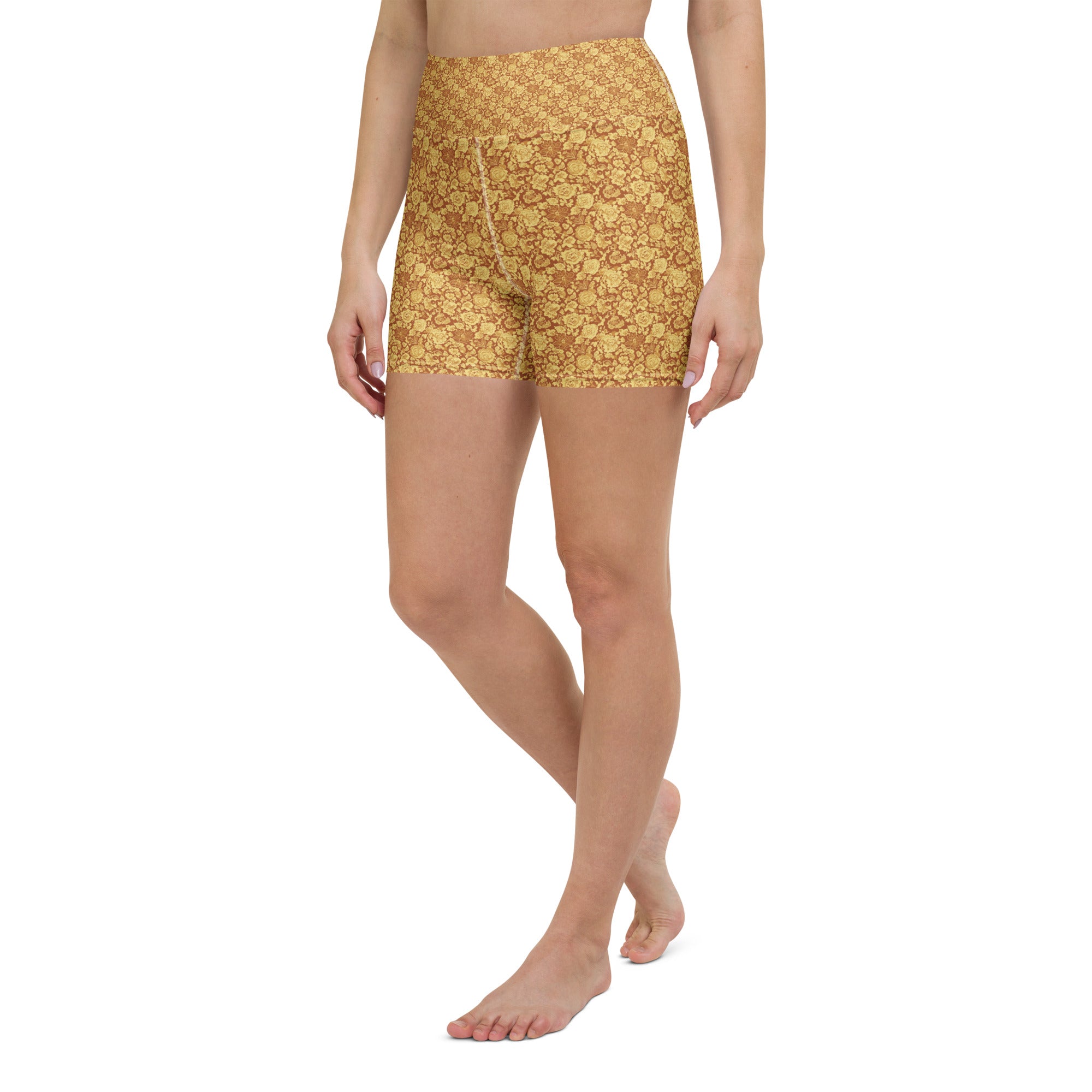 Vintage Magazine Fashion Yoga Shorts | GearBunch
