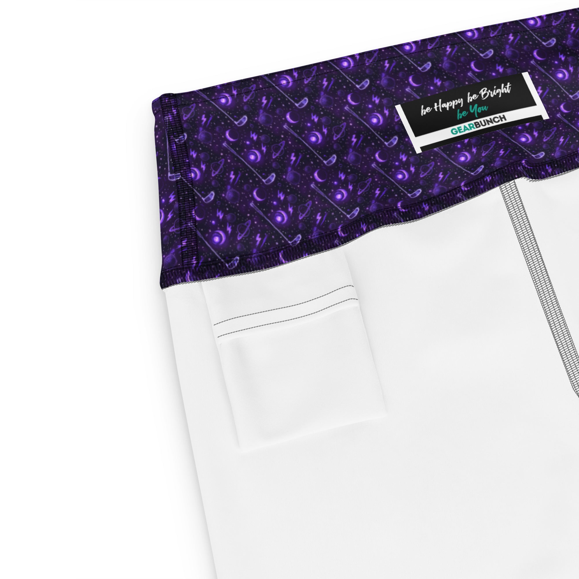 Cosmic Space Golf Yoga Shorts | GearBunch