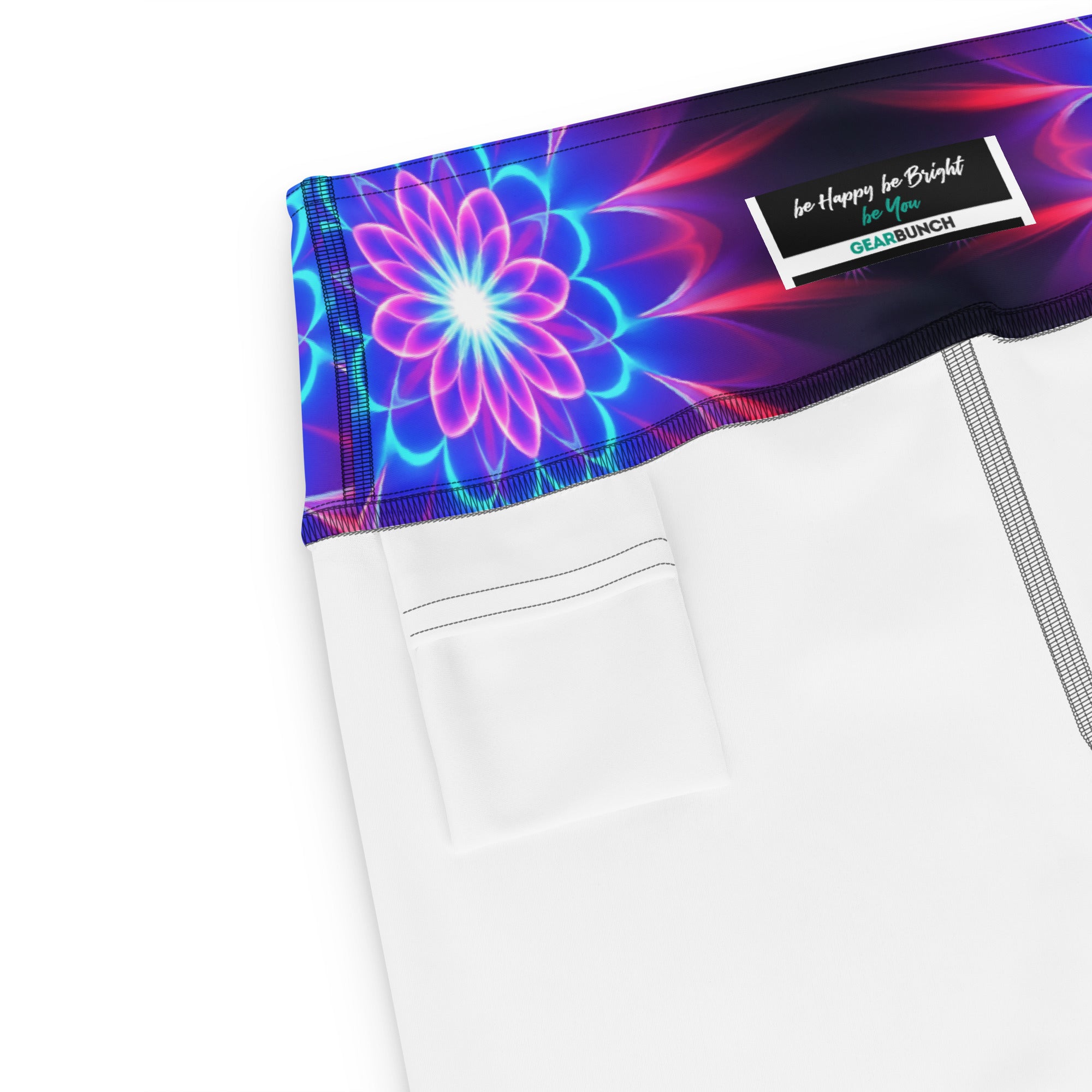 Psychedelic Supernova Yoga Shorts | GearBunch