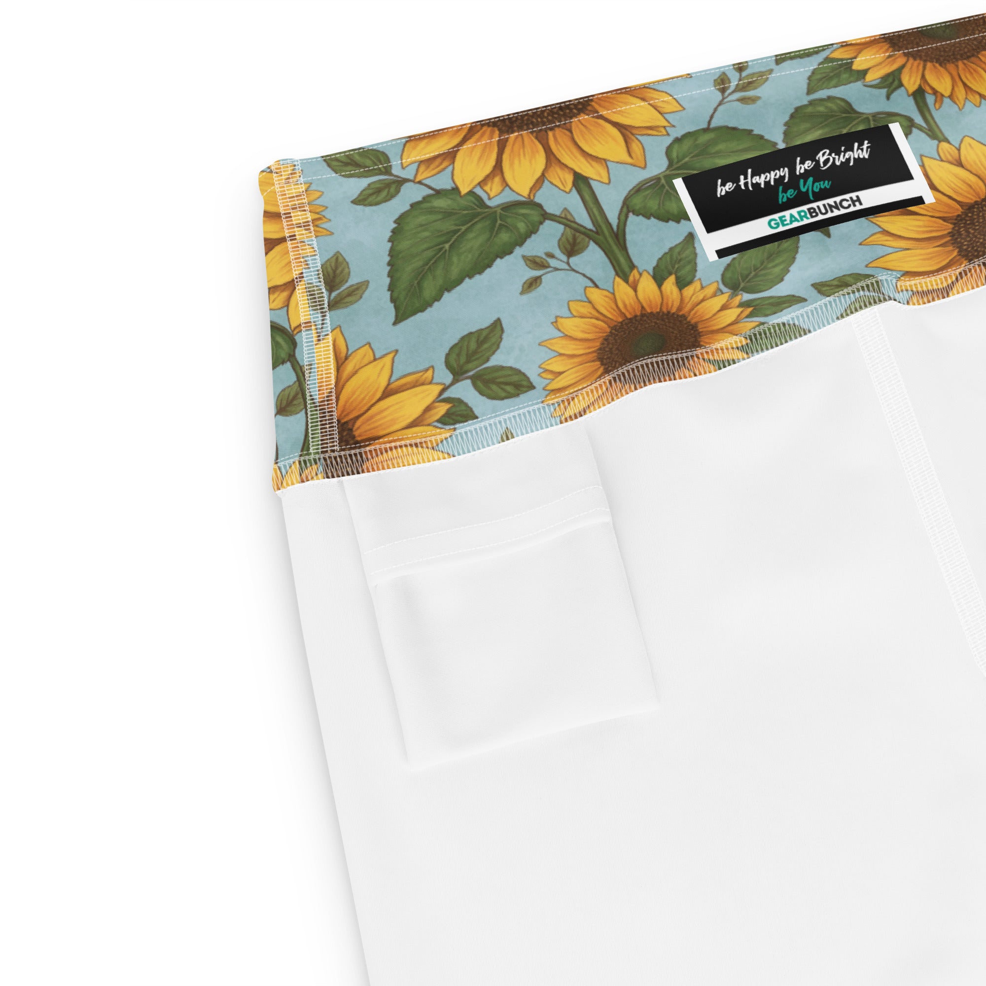 Sunflower Fields Yoga Shorts | GearBunch